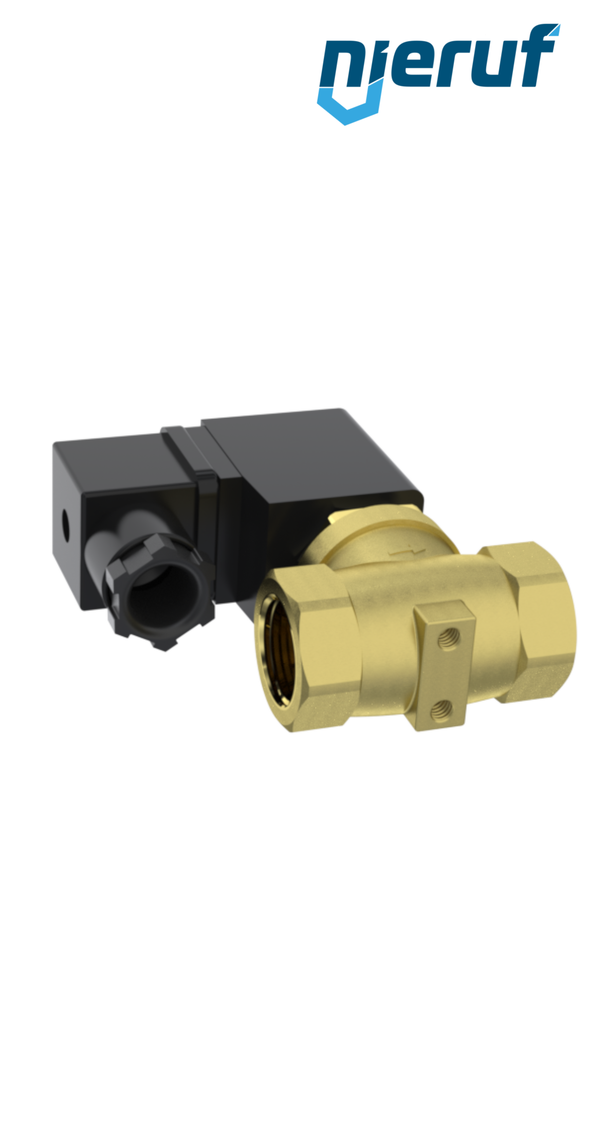 elettrovalvola a membrana G 1/4" pollici ottone MV04 FKM 24V DC