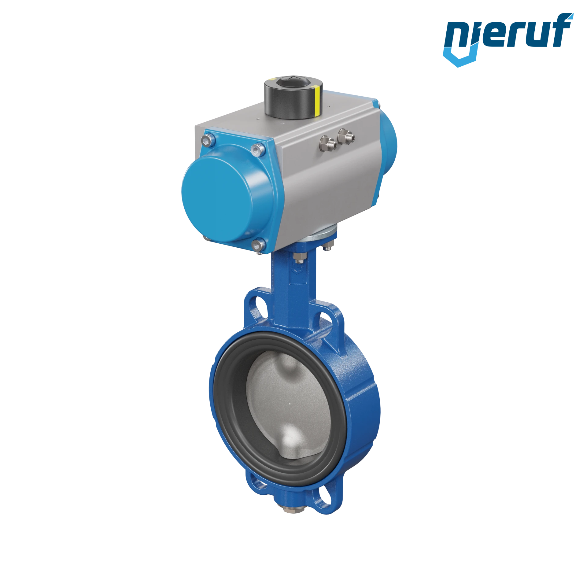 valvola a farfalla DN 125 AK01 EPDM alta temperatura & FDA attuatore pneumatico a doppio effetto