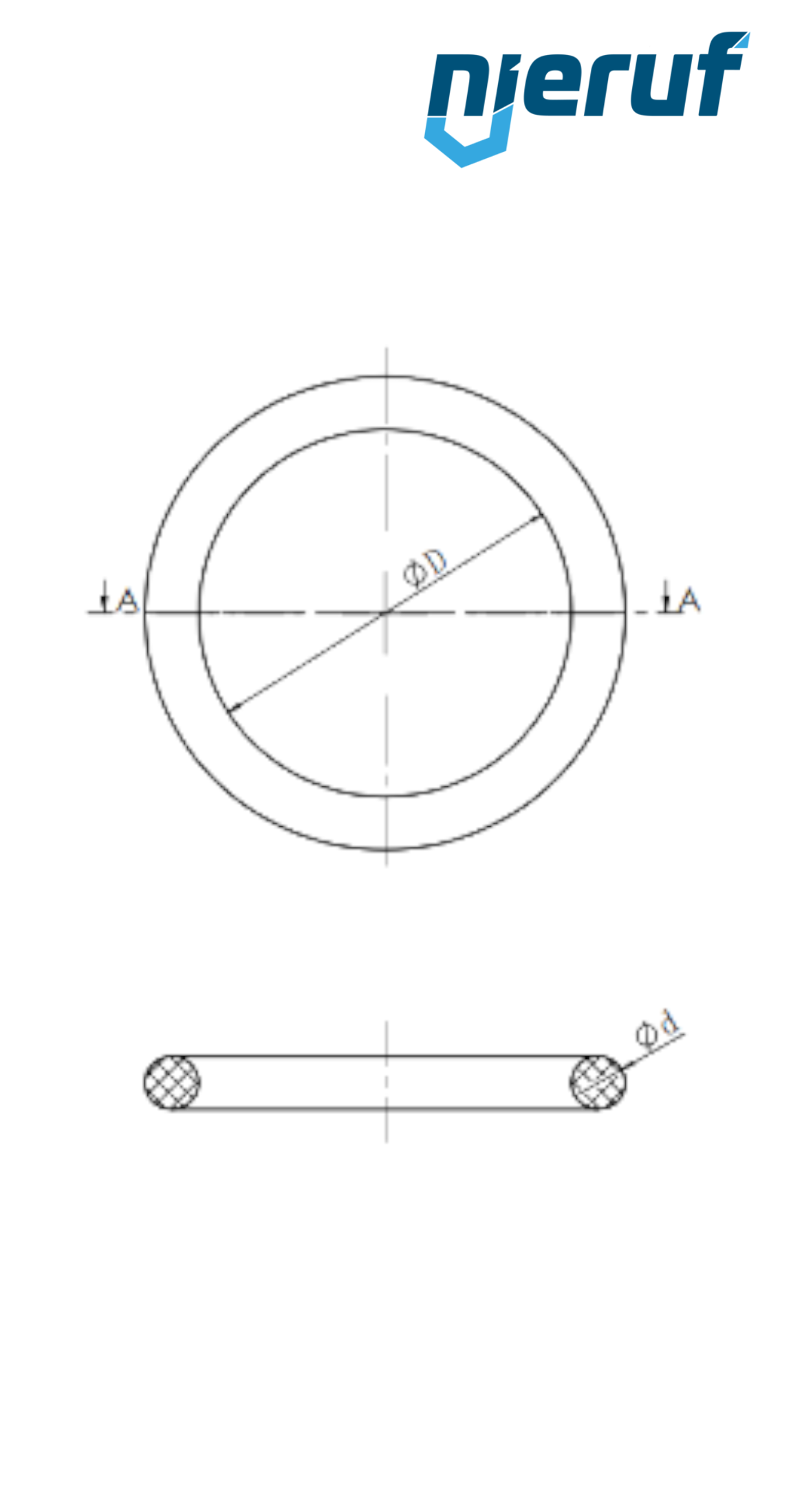 Guarnizioni EPDM DN25 - 28,0 mm