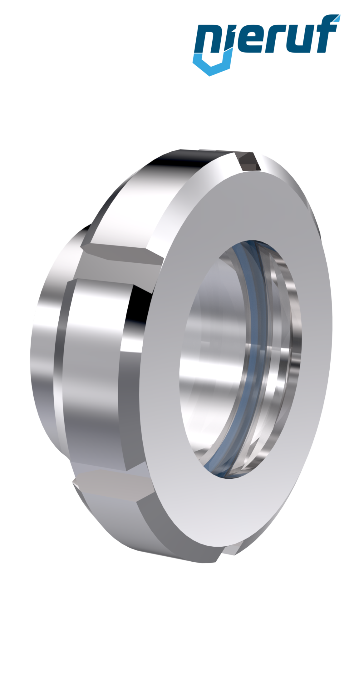 oblò di osservazione / specola visiva DN32 - 1 1/4" pollici secondo DIN 11851 acciaio inossidabile 1.4404 / AISI 316L