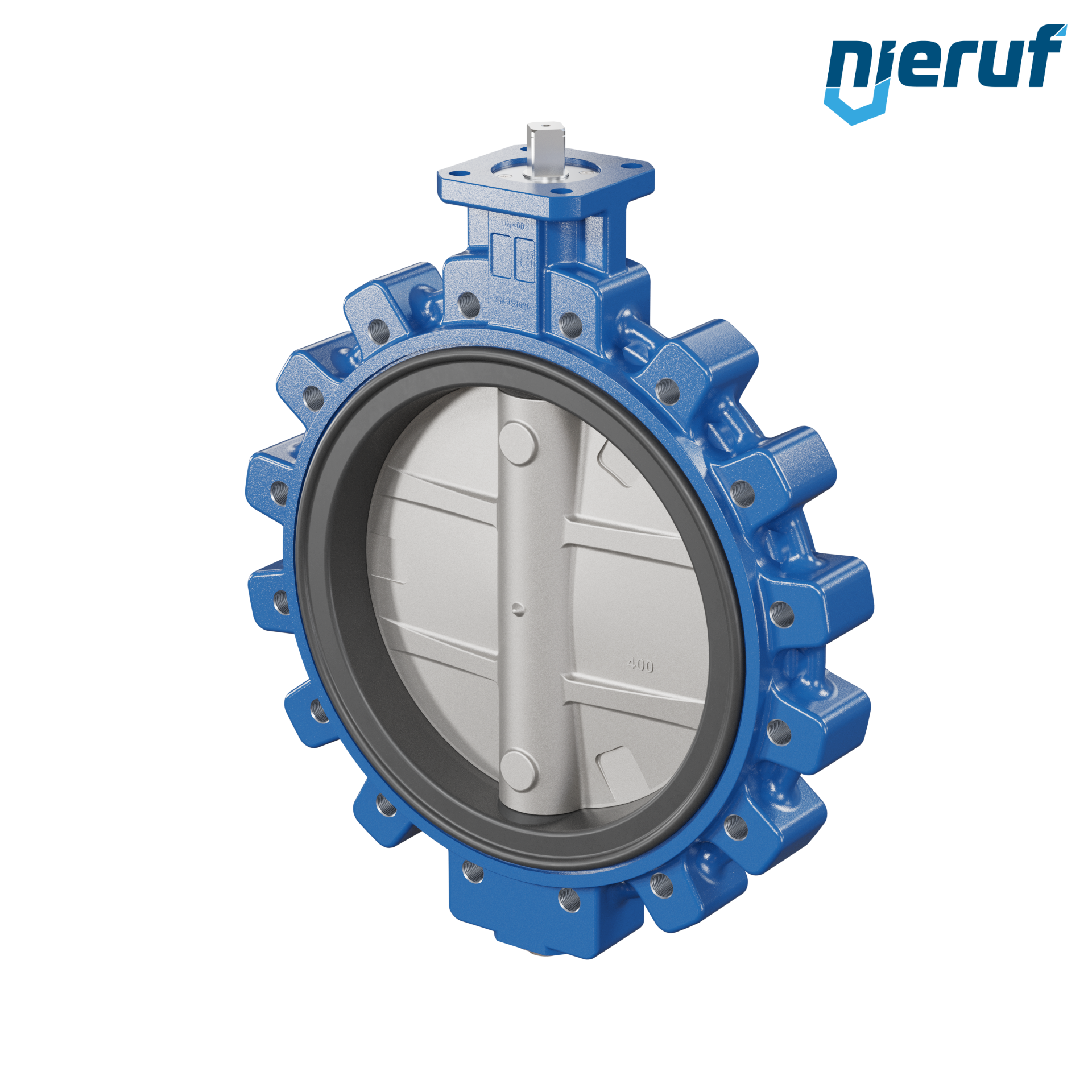 valvola a farfalla AK02 DN 400 PN10 DVGW-gas senza leva