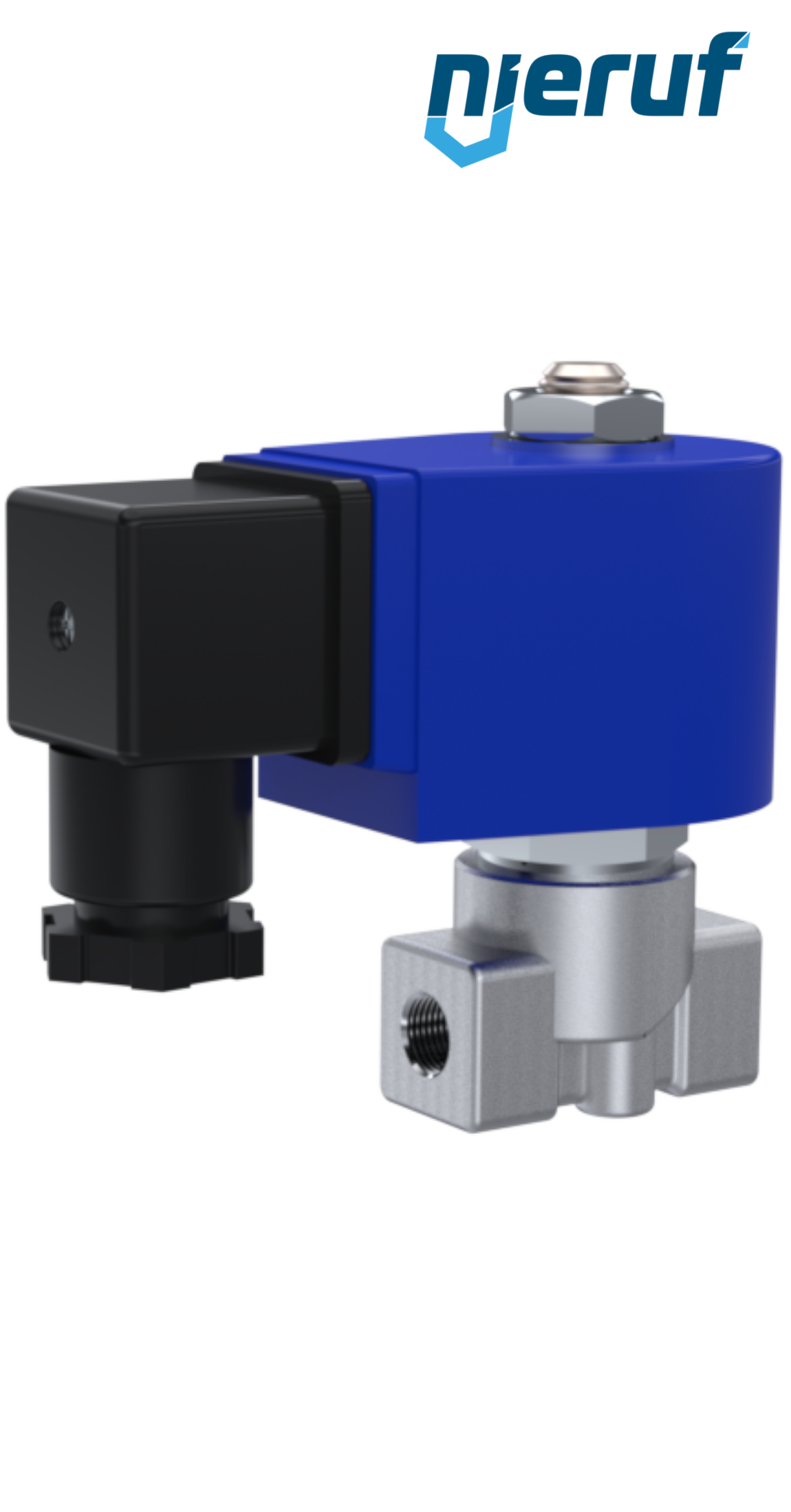 elettrovalvola per alta pressione G 1/4" pollici DN2,0 acciaio inossidabile EV10 EPDM 24V DC