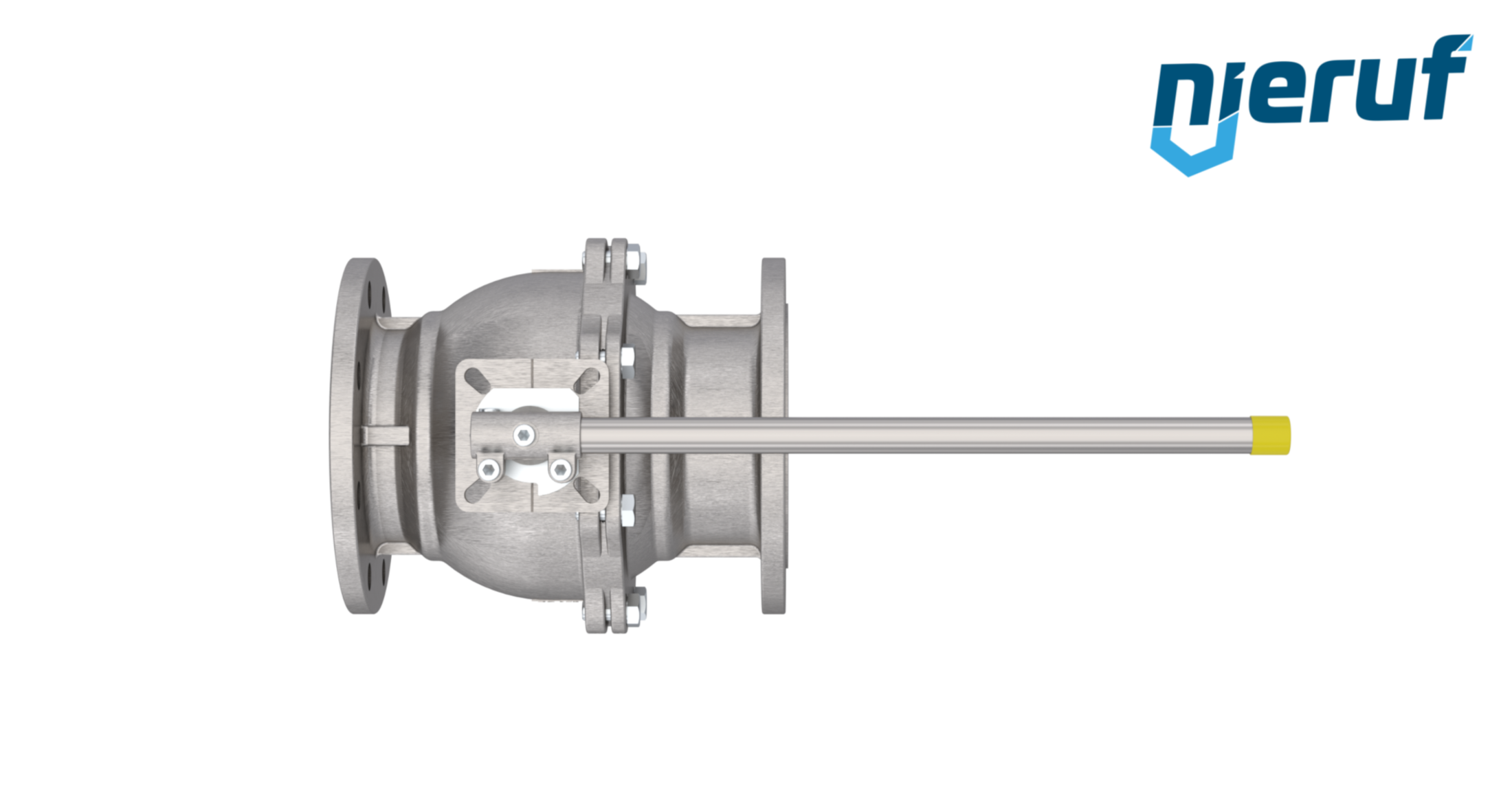 valvola a sfera flangiata per gas DN80 FK05 acciaio inossidabile 1.4408