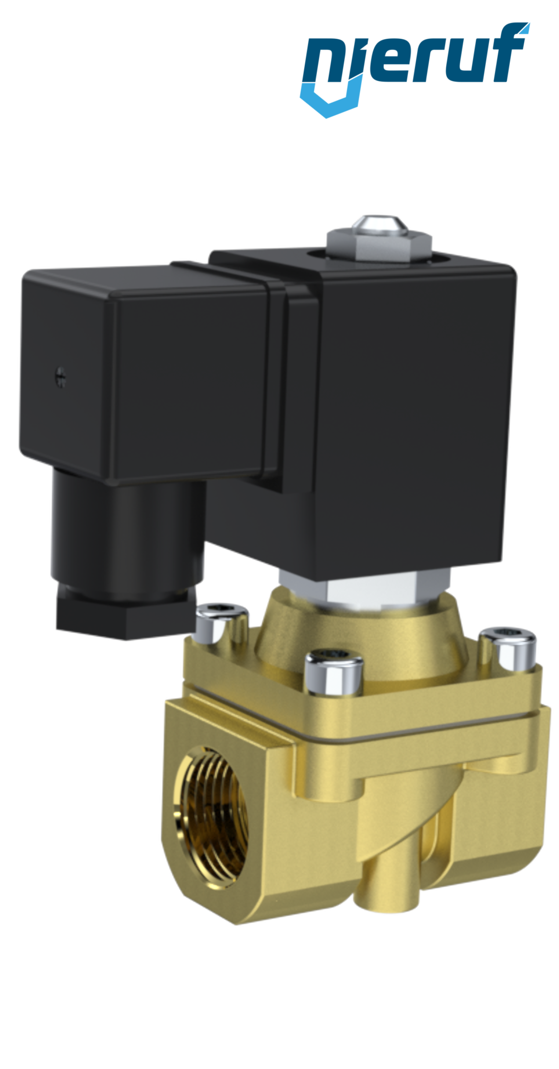 elettrovalvola G 1/4" pollici ottone MV07 NBR 24V DC