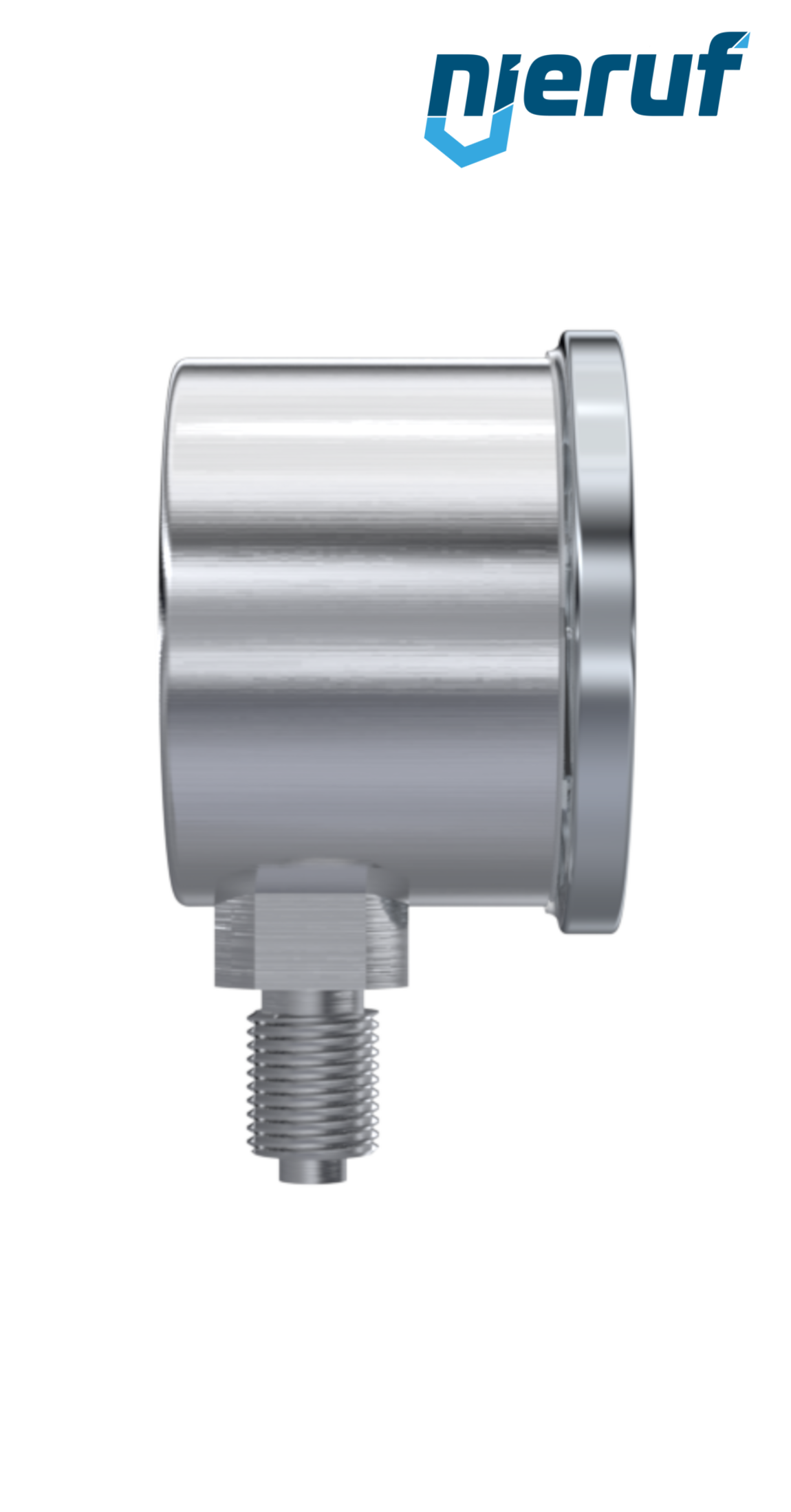manometro G 1/4" radiale 50 mm acciaio inossidabile MM05 0 - 10,0 bar