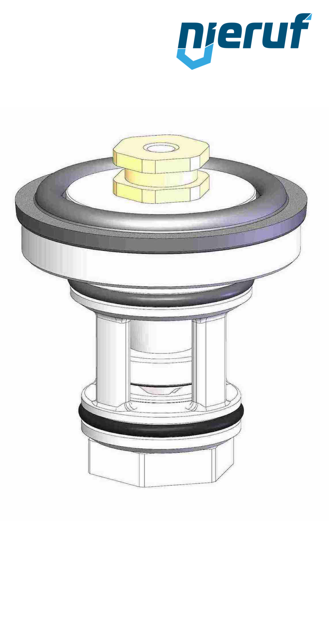 Inserto FKM UV08 DN40 - 1 1/2" pollici