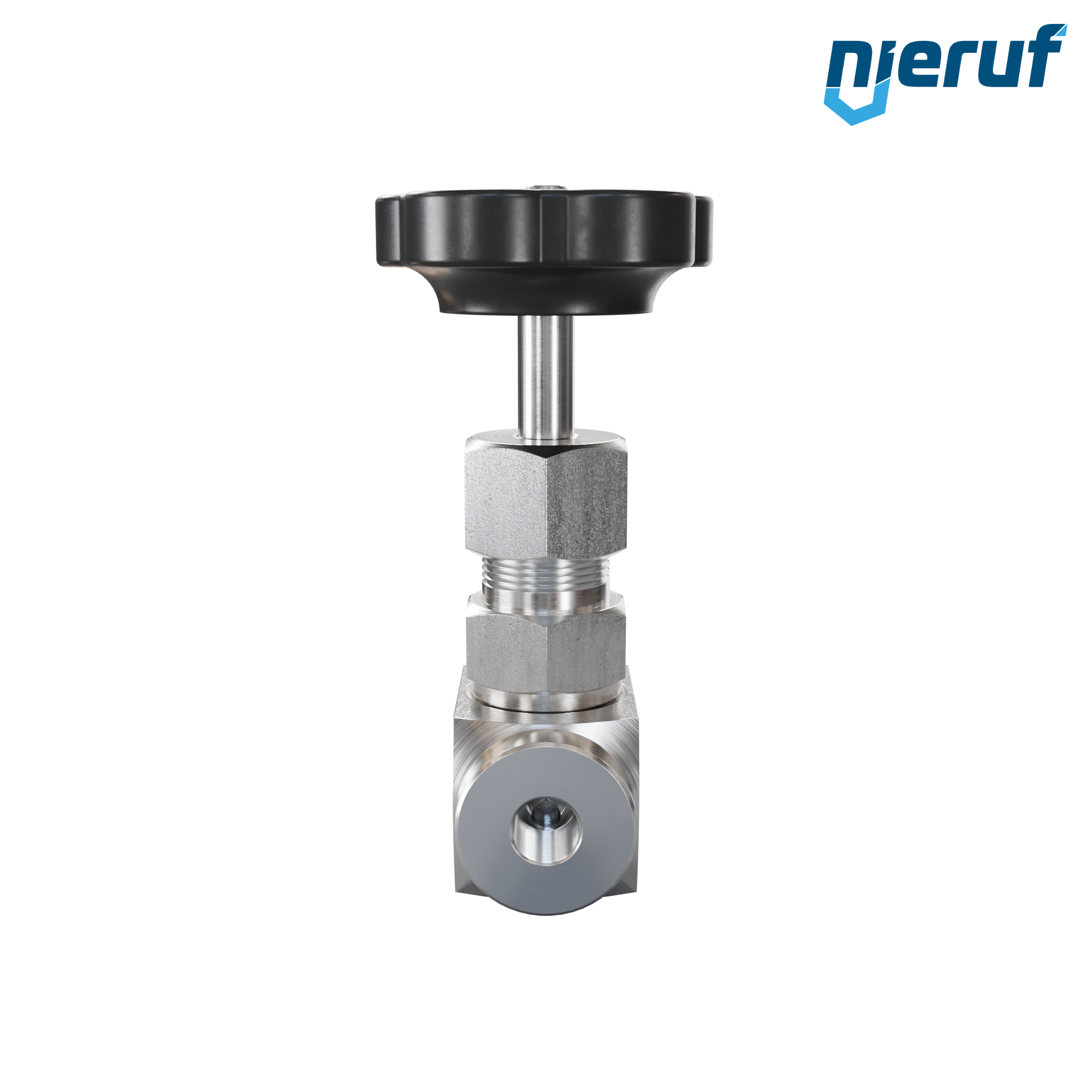 valvola a spillo (per alta pressione) 1/8" pollici NV01 acciaio inossidabile 1.4571