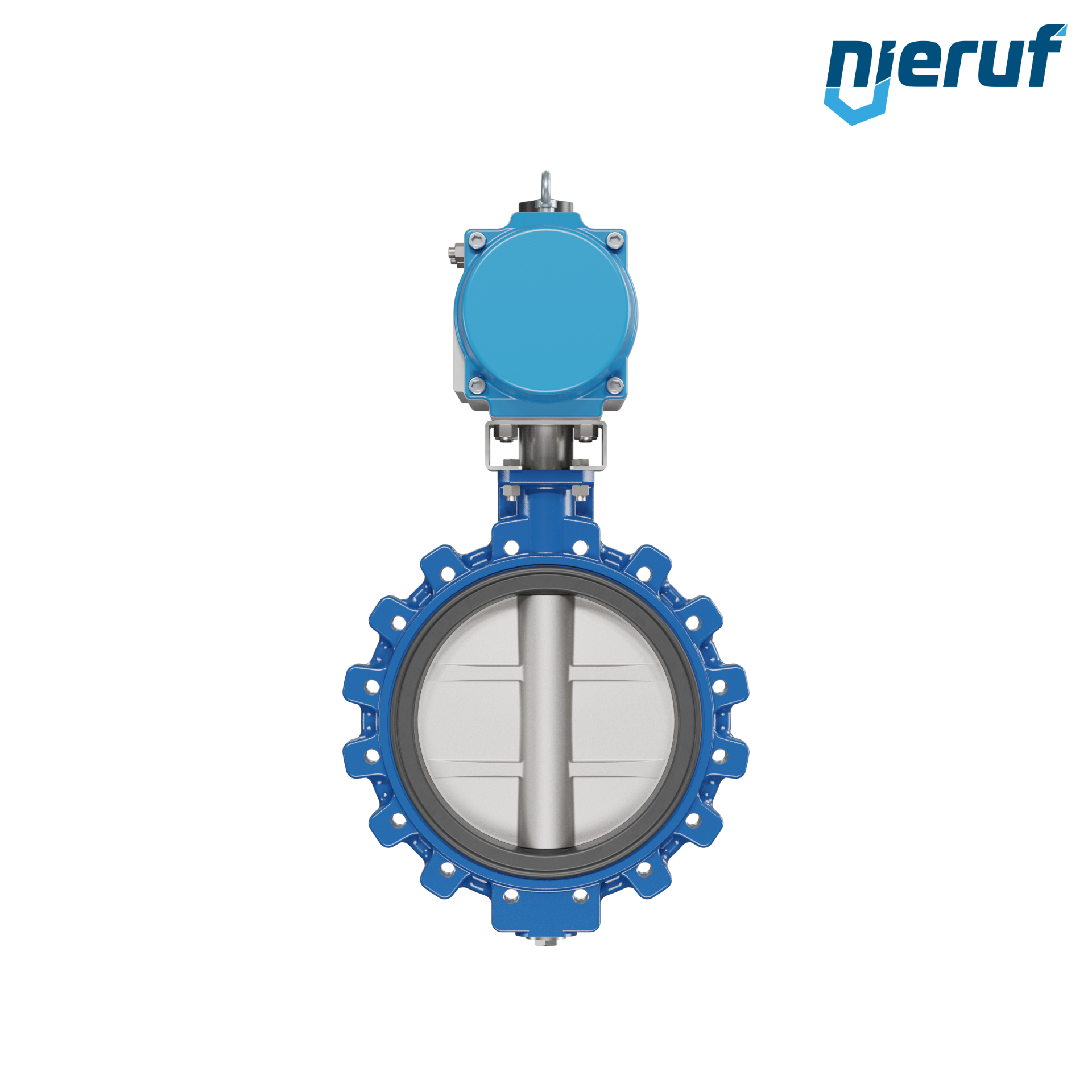 valvola a farfalla DN 400 AK02 NBR-70-nero DVGW gas attuatore pneumatico a doppio effetto