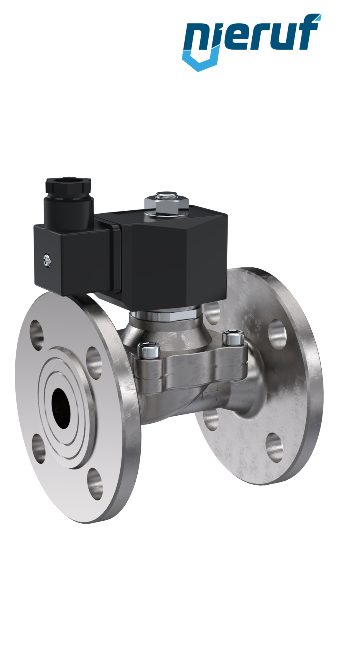 flangia elettrovalvola DN15 acciaio inossidabile FV01 EPDM 24V DC