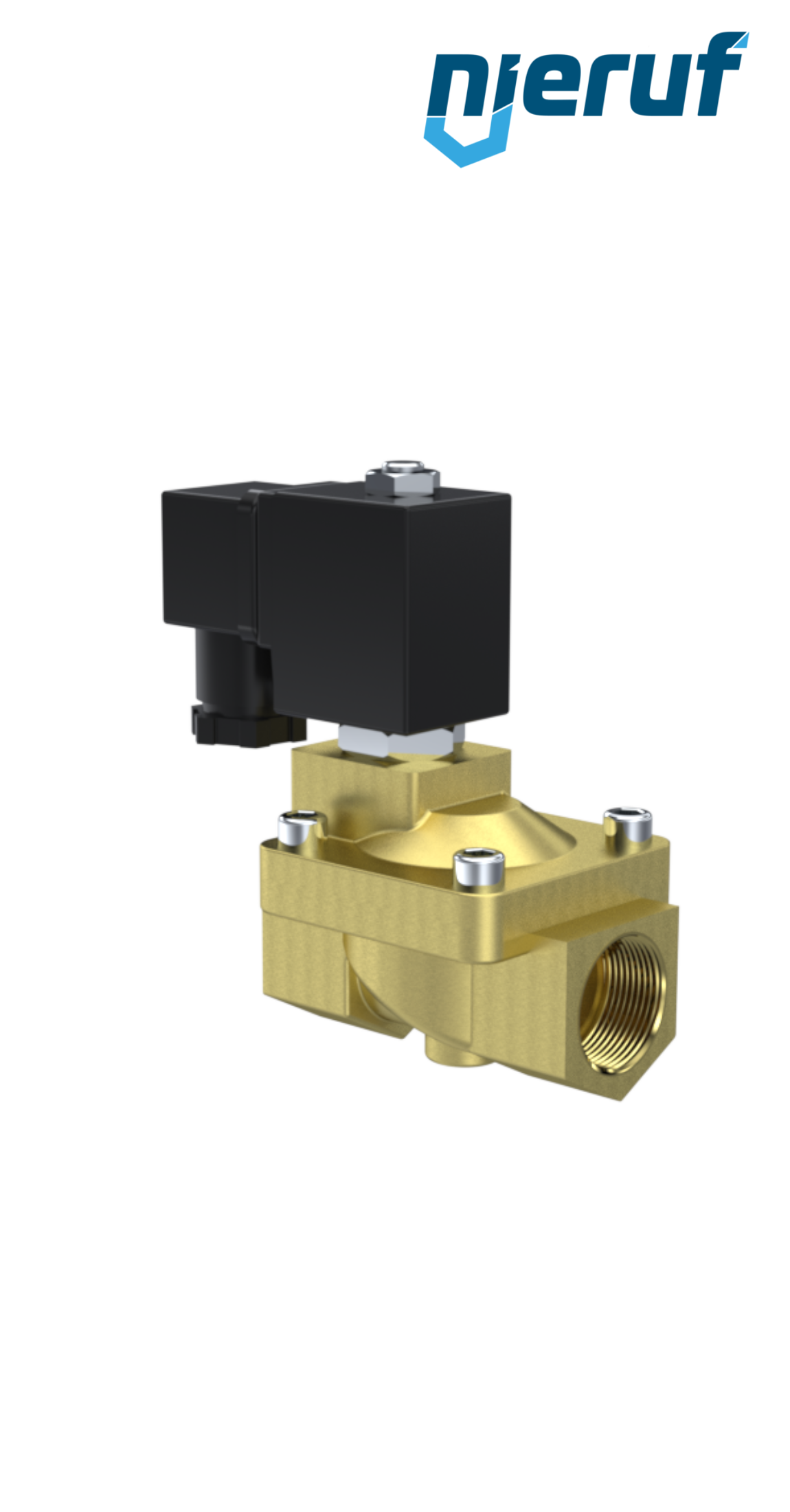 elettrovalvola G 1" pollici ottone MV05 FKM 24V DC