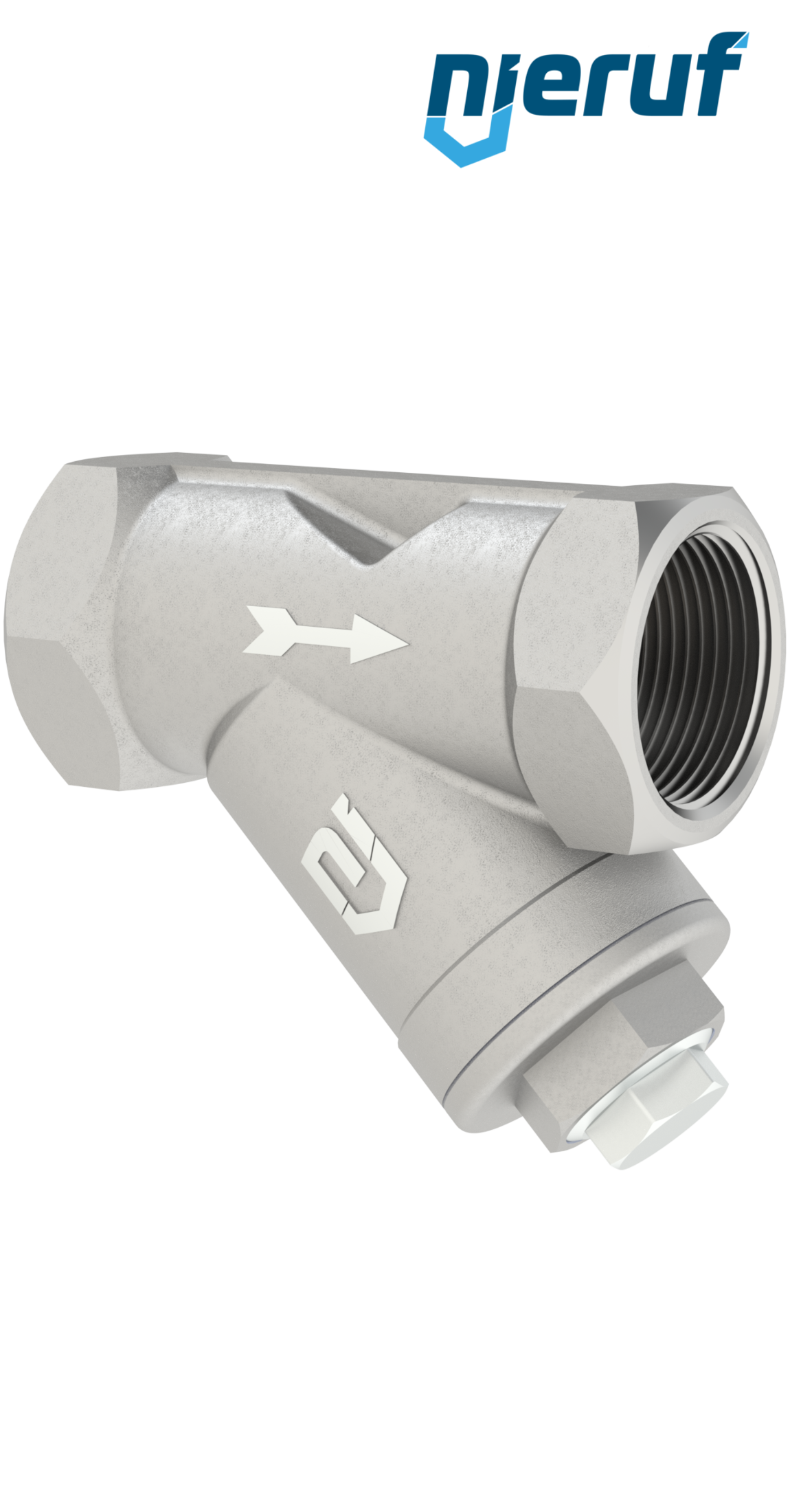 filtro raccoglitore di impurità 3/8" pollici acciaio inossidabile modello SZ01