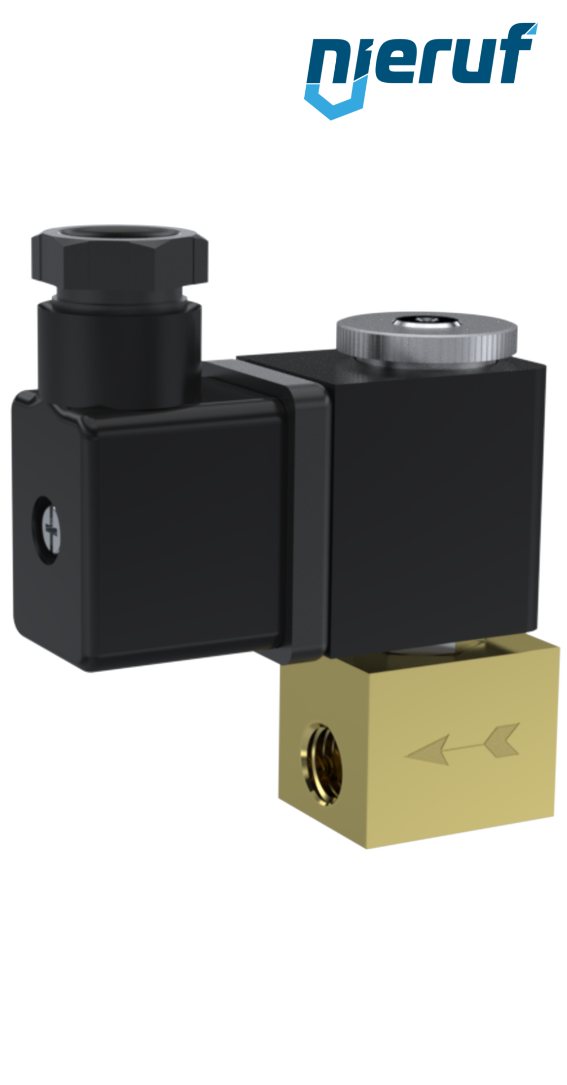 elettrovalvolaDN1,0 G 1/8" pollici ottone MV09 FKM 24V DC