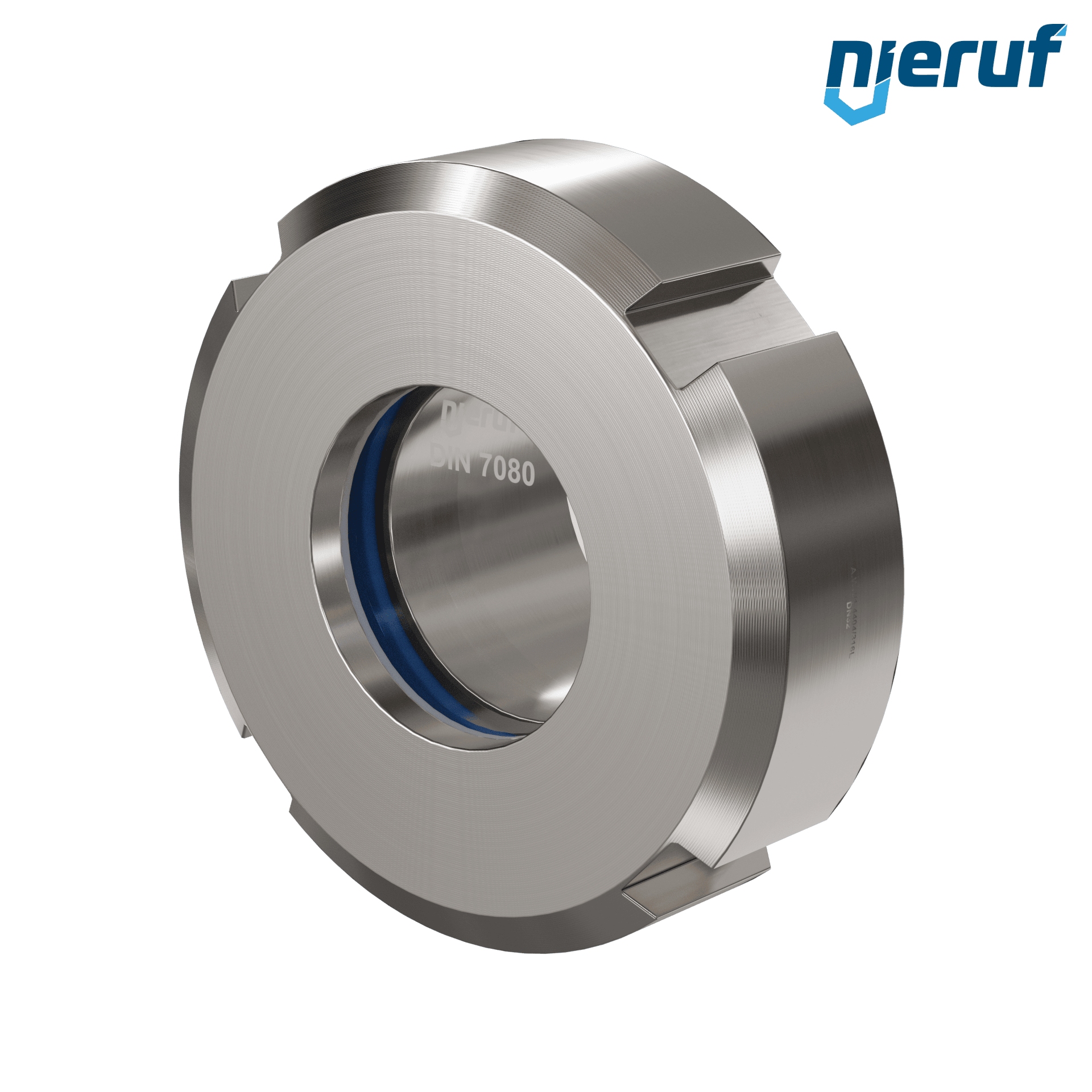 oblò di osservazione / specola visiva DN32 - 1 1/4" pollici secondo DIN 11851 acciaio inossidabile 1.4404 / AISI 316L