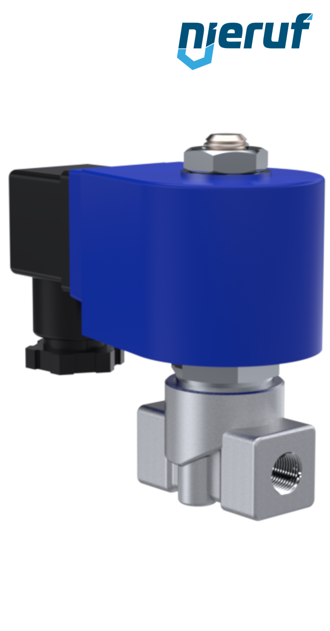 valvola elettromagnetica / solenoide per alta pressione G 1/8" pollici DN2,0 acciaio inossidabile EV10 FKM 230V 50Hz