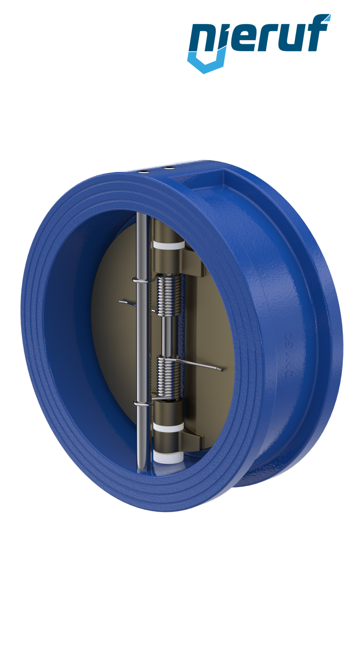 valvola di ritegno a doppio battente DN150 DR04 GGG40 EPDM