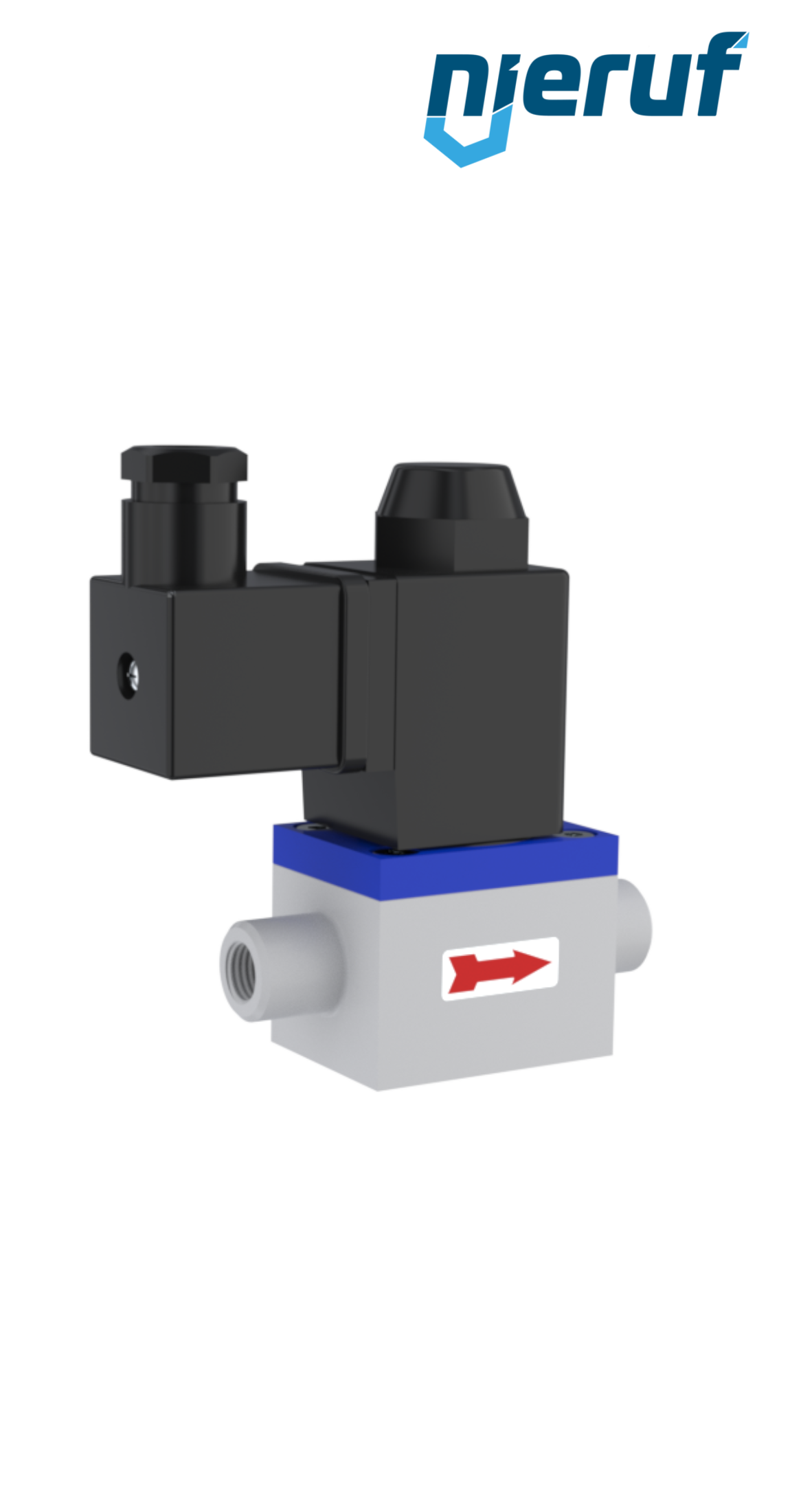 valvola elettromagnetica / solenoide-PVC DN6,0 KV02 FKM 230V 50Hz