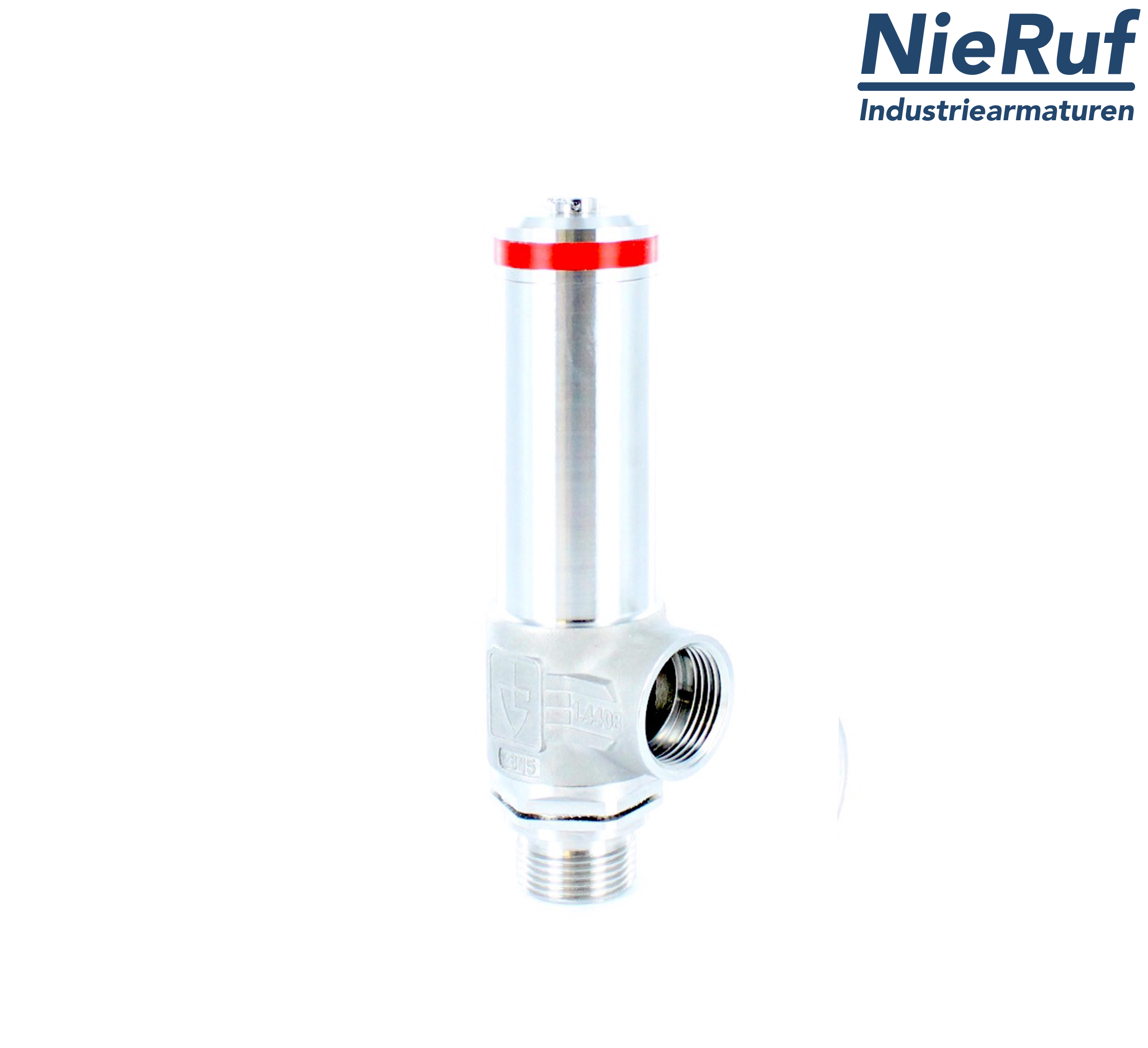 valvola di sicurezza criogenica DN8 1/4" M x 3/8" F SV14, acciaio inox PTFE
