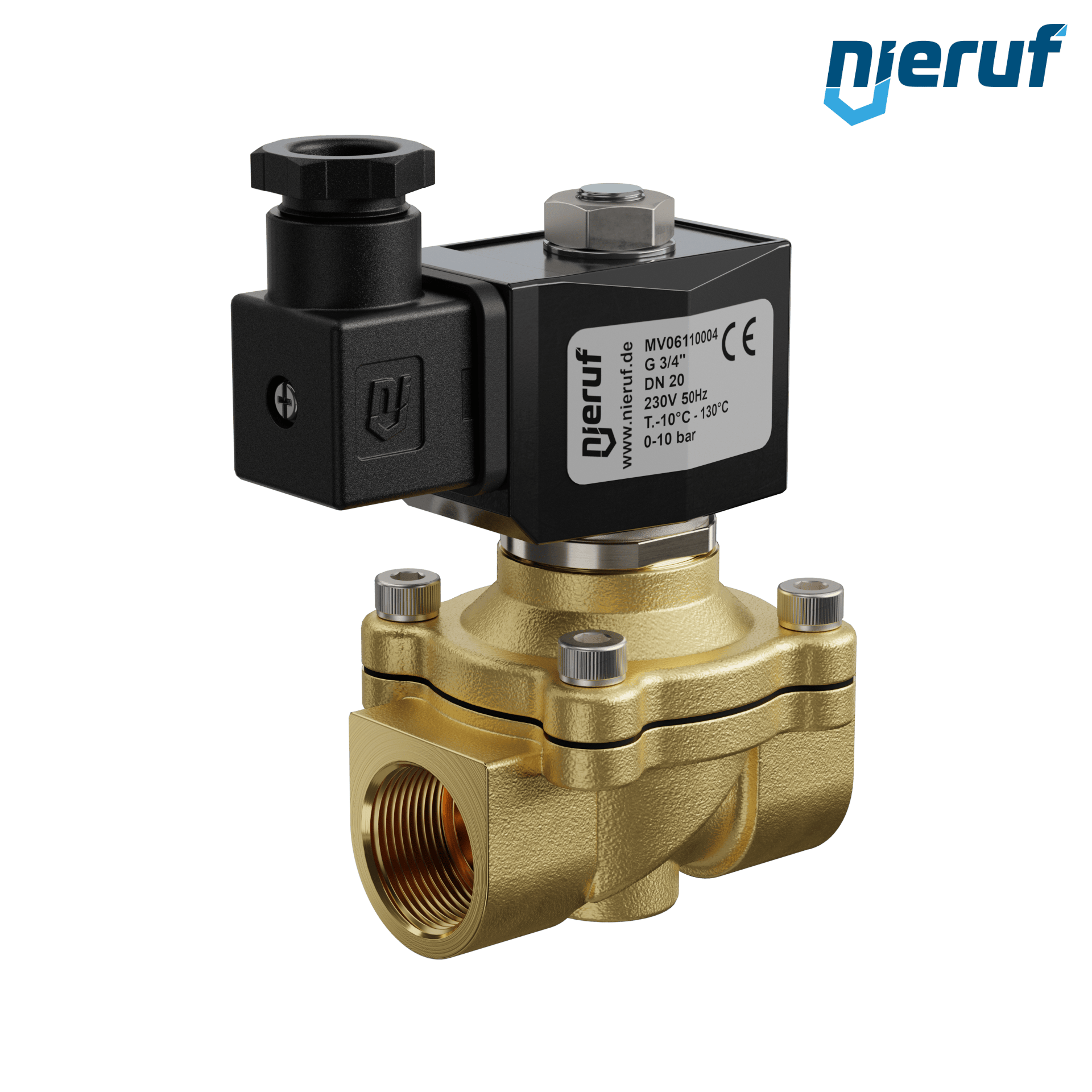 elettrovalvola G 3/4" pollici ottone MV06 EPDM 230V 50Hz