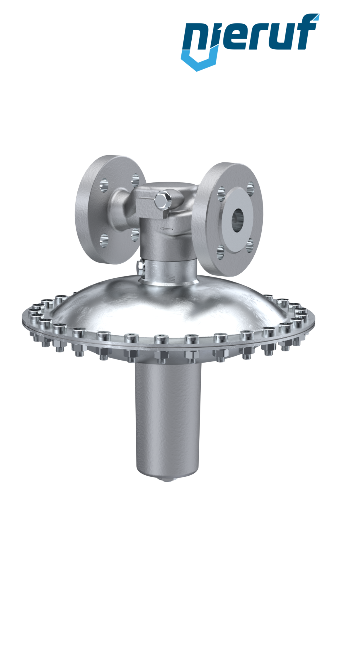 Regolatore in mbar DN25 DM23 flangia ANSI 150 acciaio inossidabile FKM 30 - 500 mbar