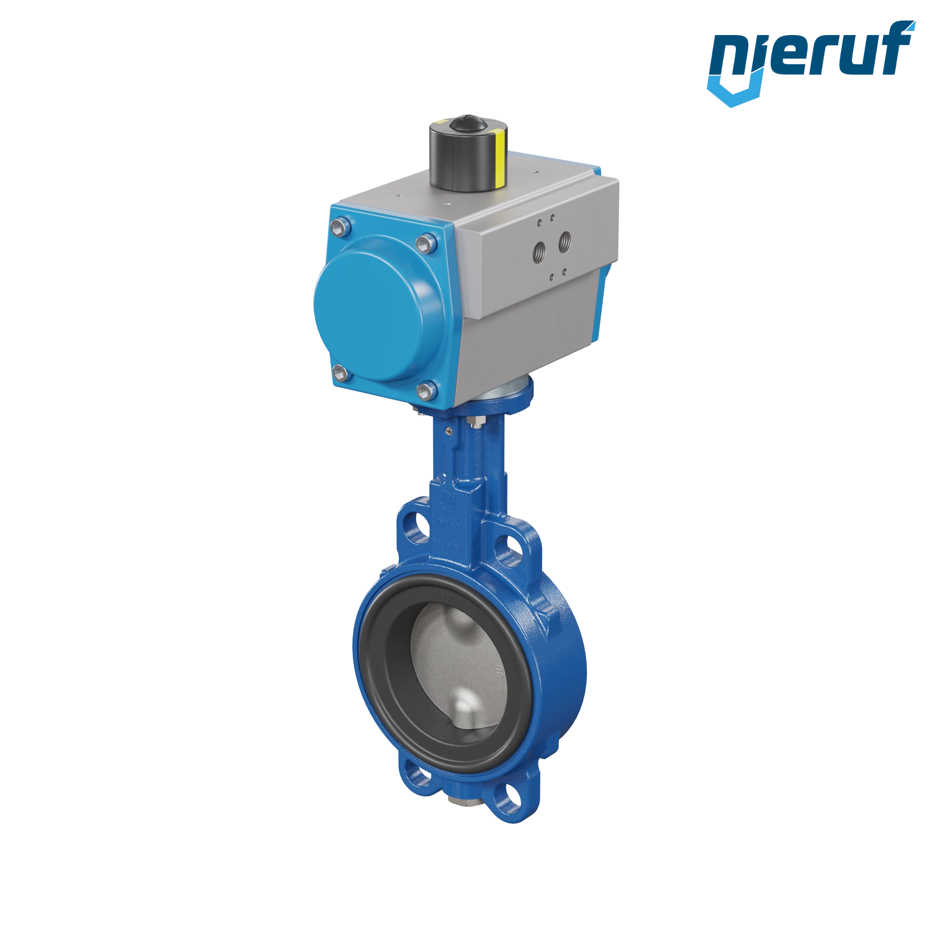 valvola a farfalla DN 80 AK01 EPDM alta temperatura & FDA attuatore pneumatico a doppio effetto