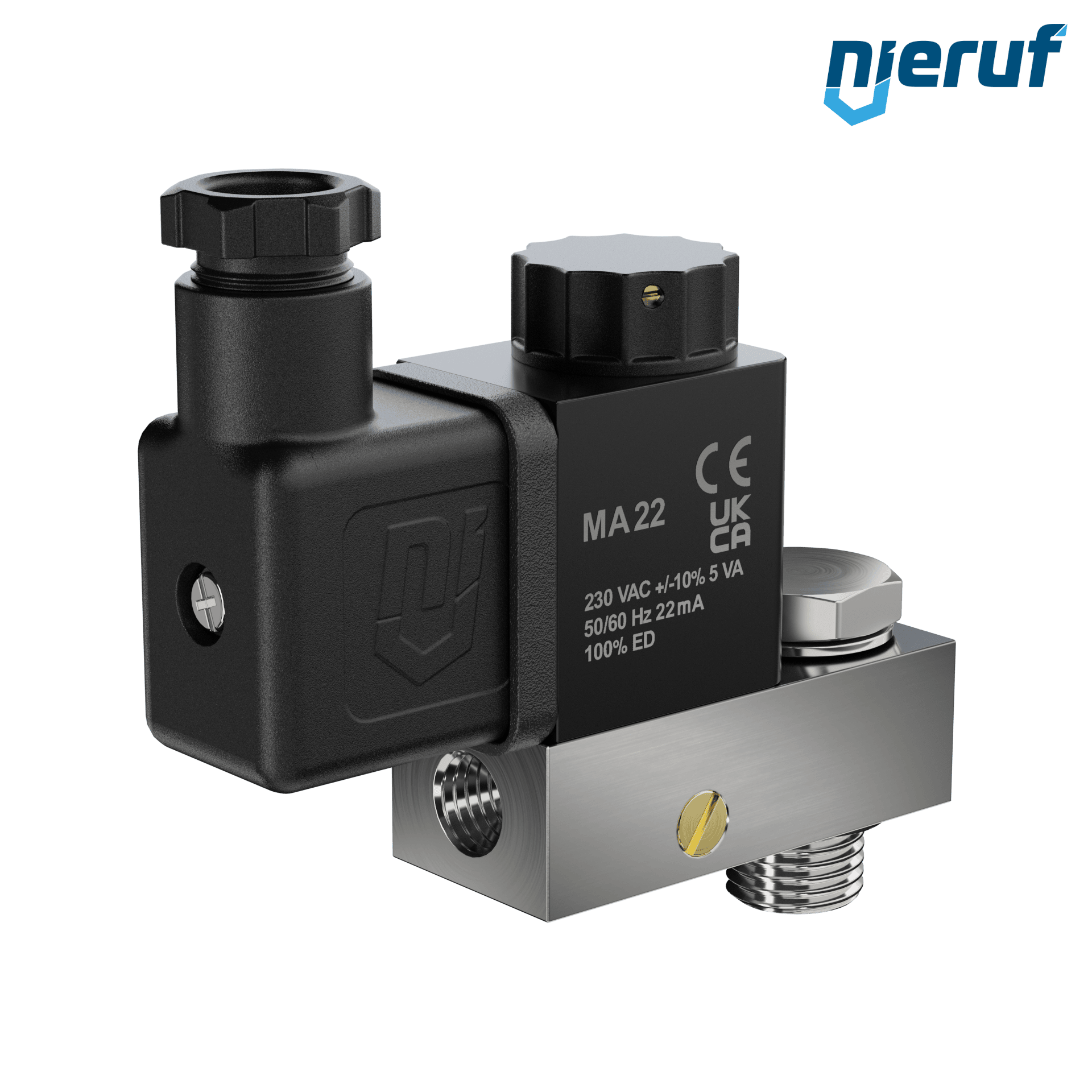 valvola pilota entrata: G 1/8" pollici 230V AC KV06