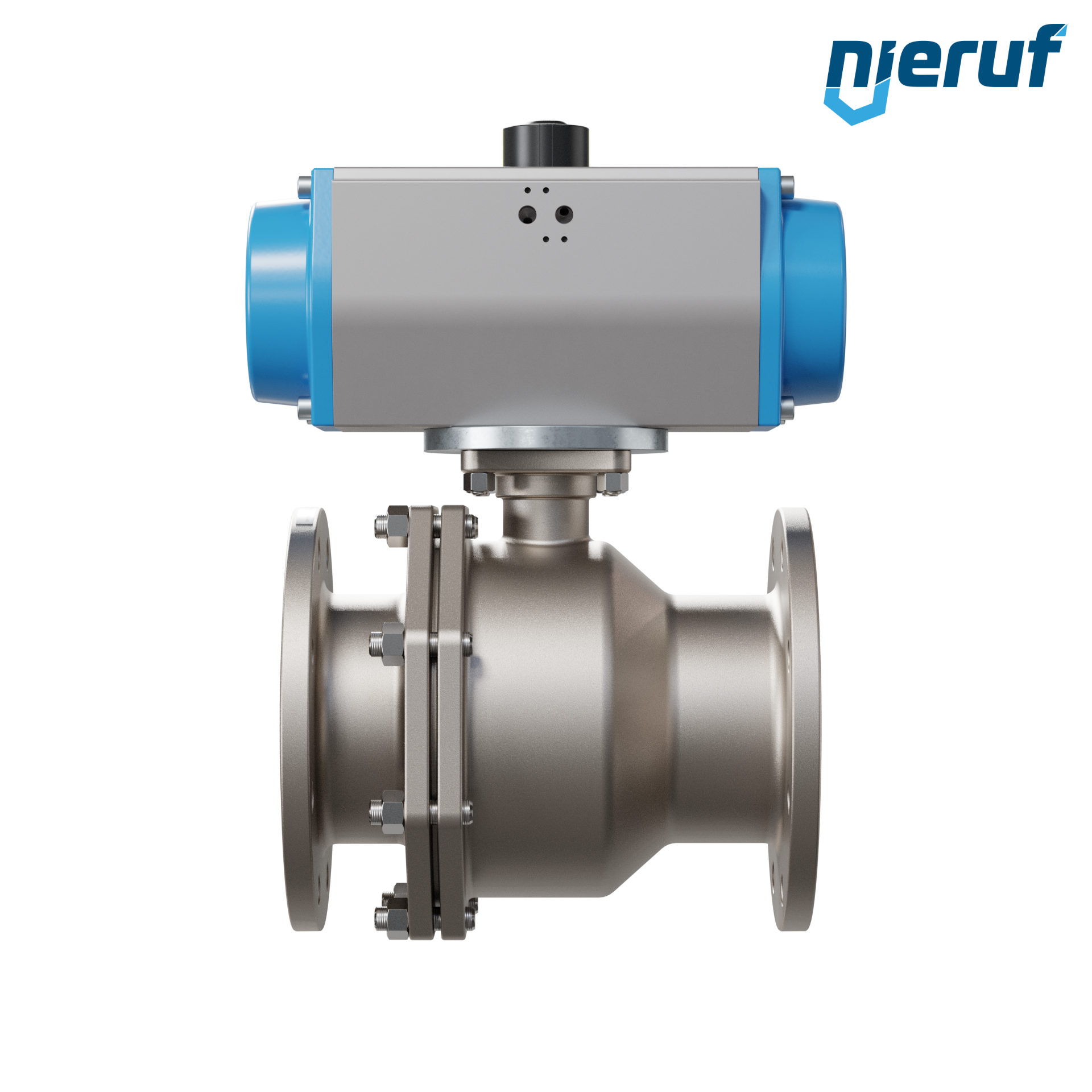 valvola a sfera flangiata DN150 PK05 azionamento rotativo pneumatico a doppio effetto