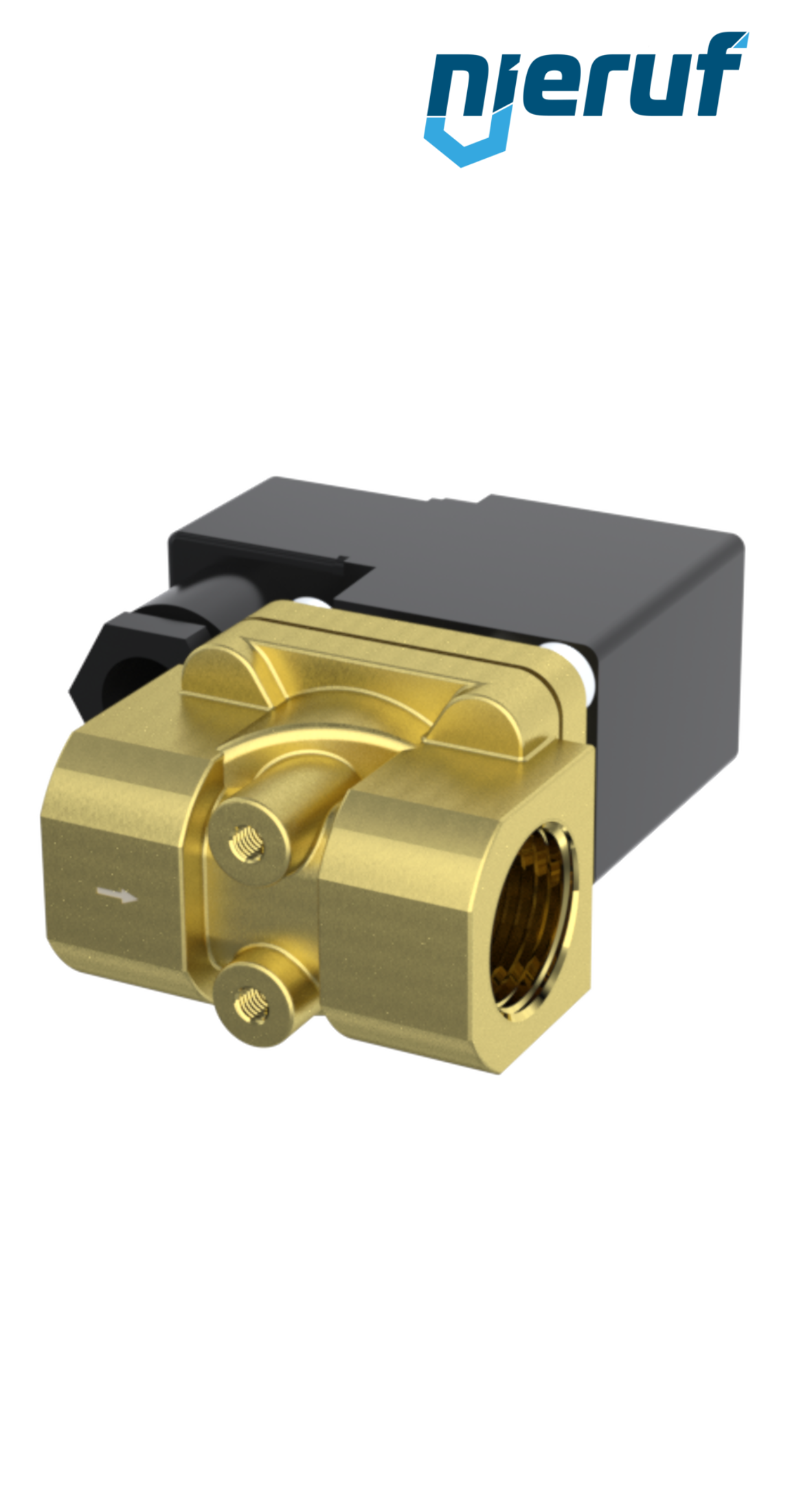 valvola elettromagnetica / solenoide G 1/4" pollici ottone MV07 FKM 230V 50Hz