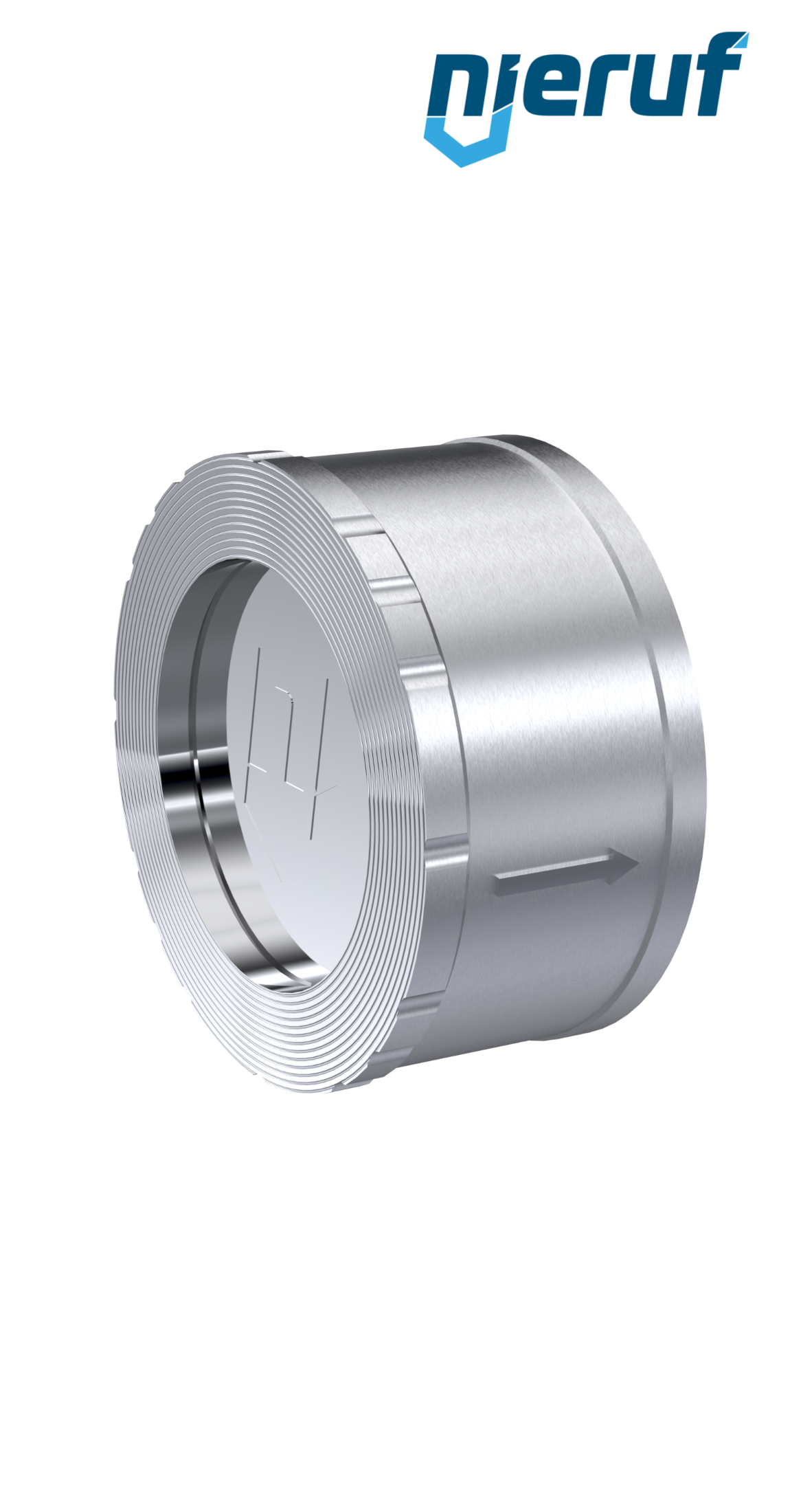 valvola di ritegno DN 200 acciaio inossidabile 1.4408 NBR PN 10 fino a 16 (+ASME B16.5 / ANSI 150)