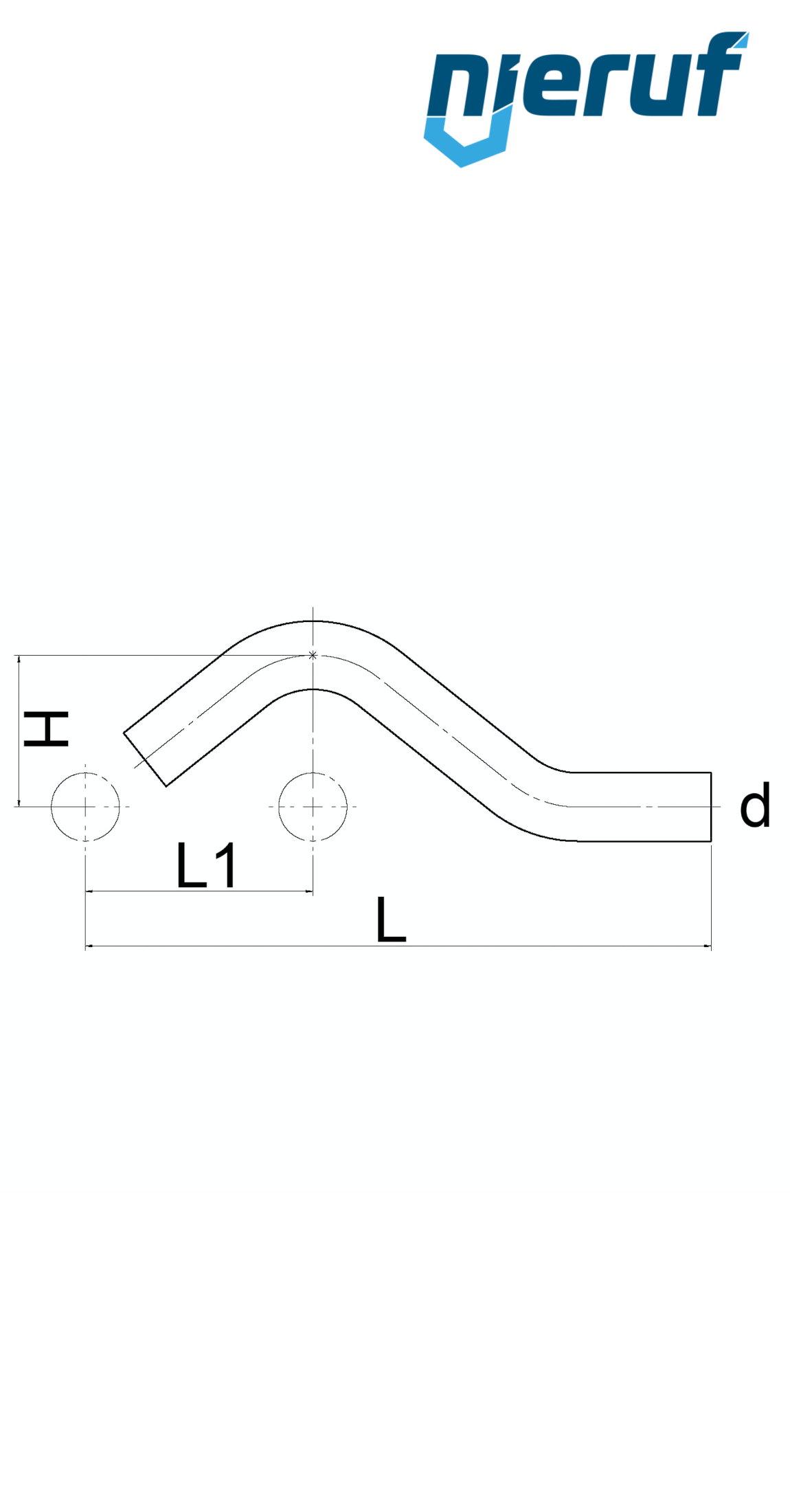 Raccordo a ponte a pressare  M x M DN12 - 15,0 mm acciaio inox