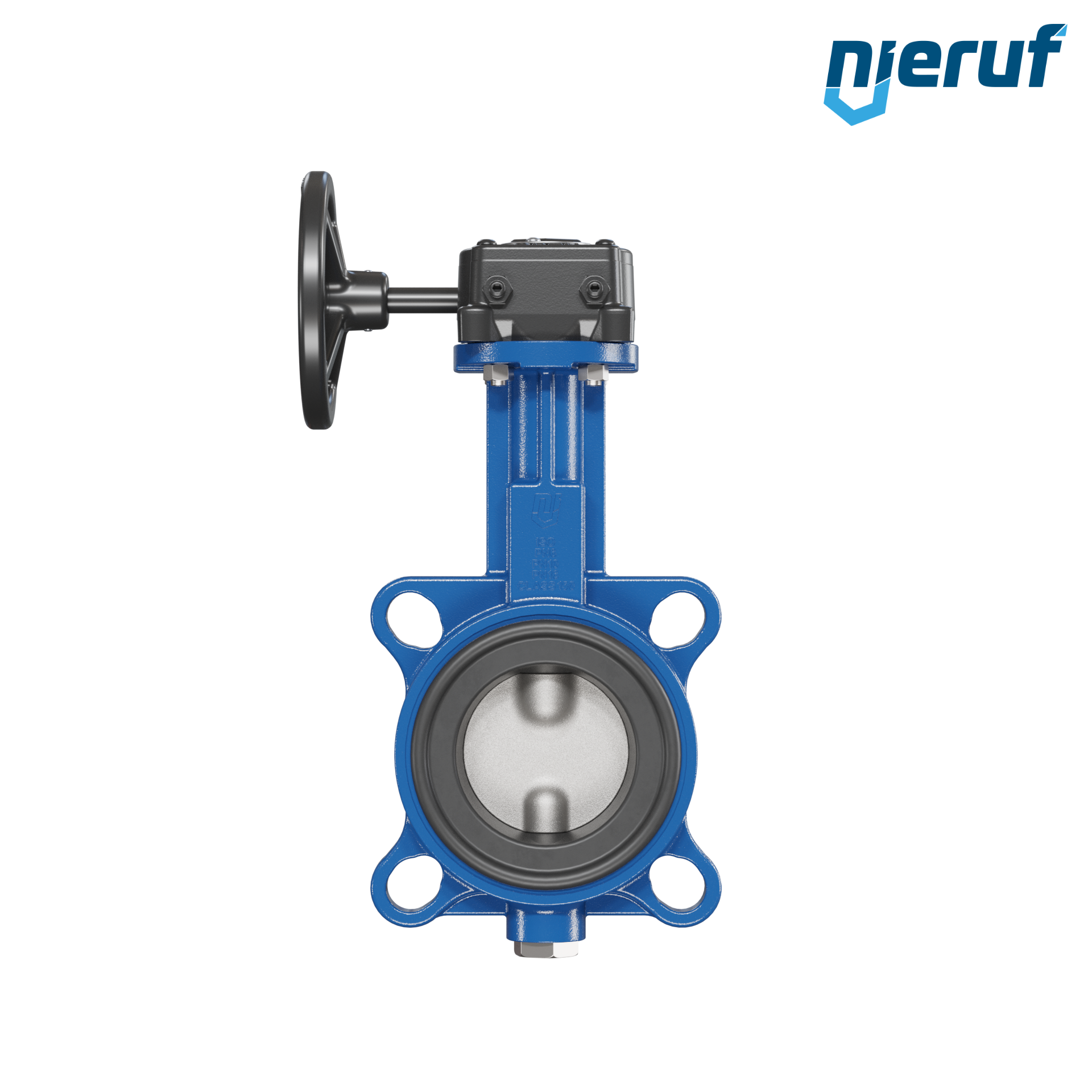 valvola a farfalla DN 65 PN6-PN10-PN16 & ANSI150 AK01 FPM volantino