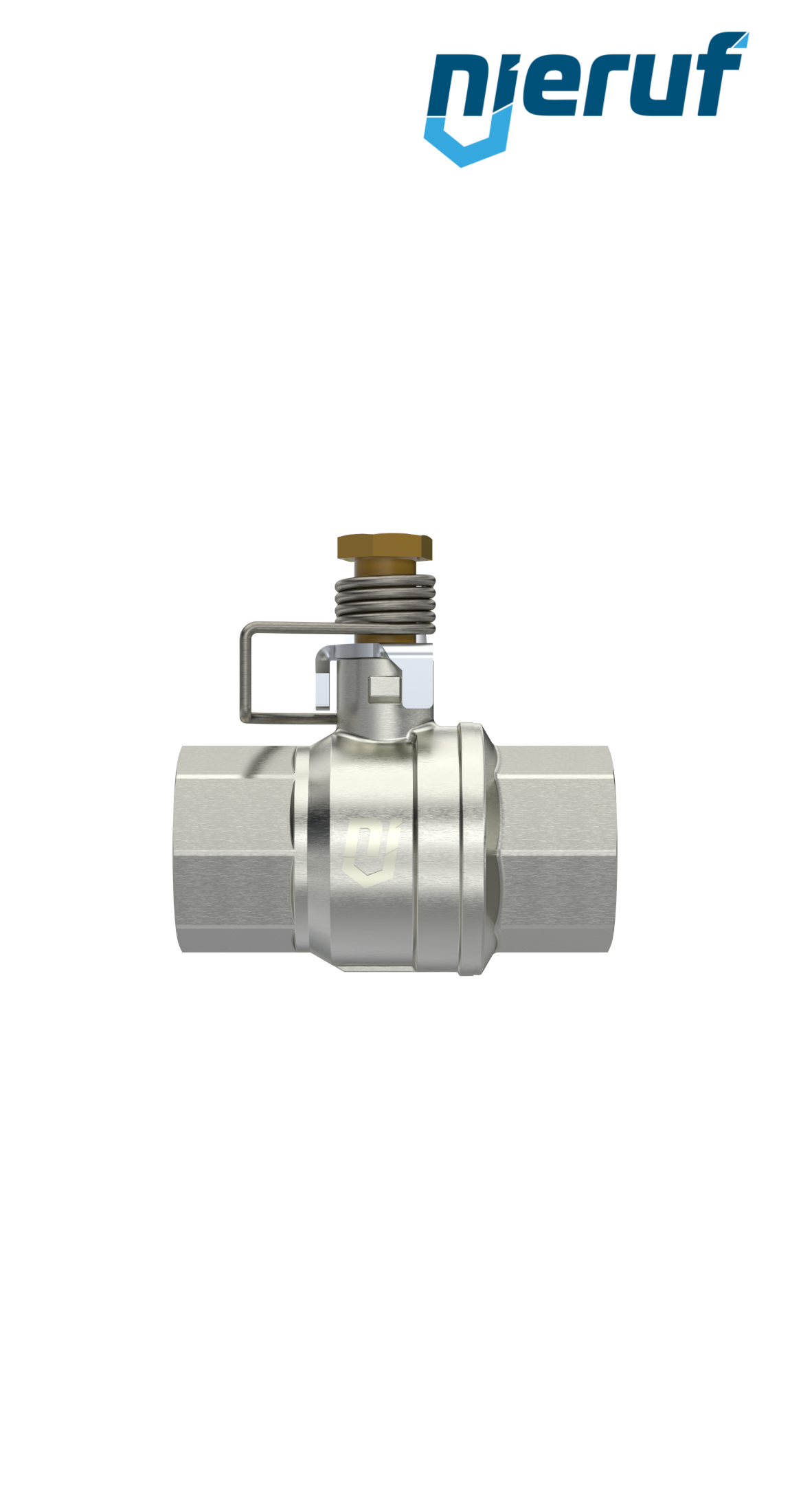 valvola a sfera con molla di ritorno DN15 - 1/2" pollici GK13