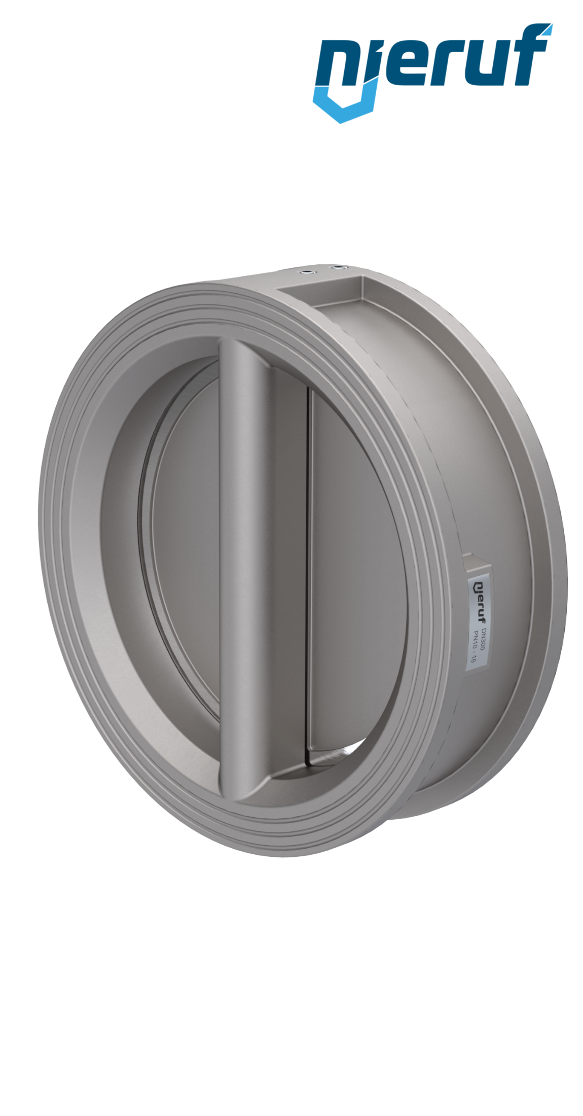 valvola di ritegno a doppio battente DN300 ANSI150 DR03 ANSI 150 acciaio inossidabile 1.4408 NBR