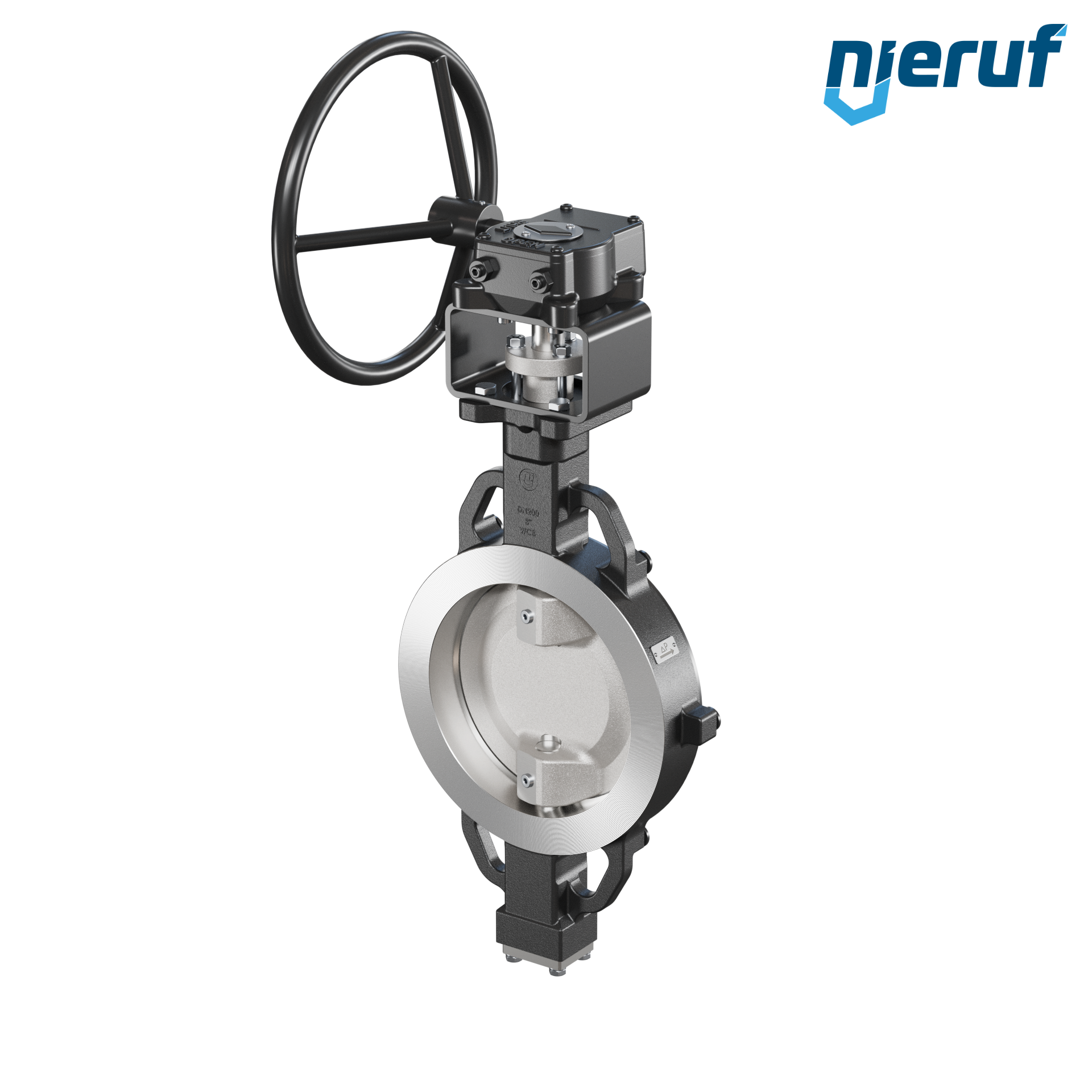 valvola a farfalla doppio eccentrico AK11 DN 200 PN10-40 ANSI150-300 volantino