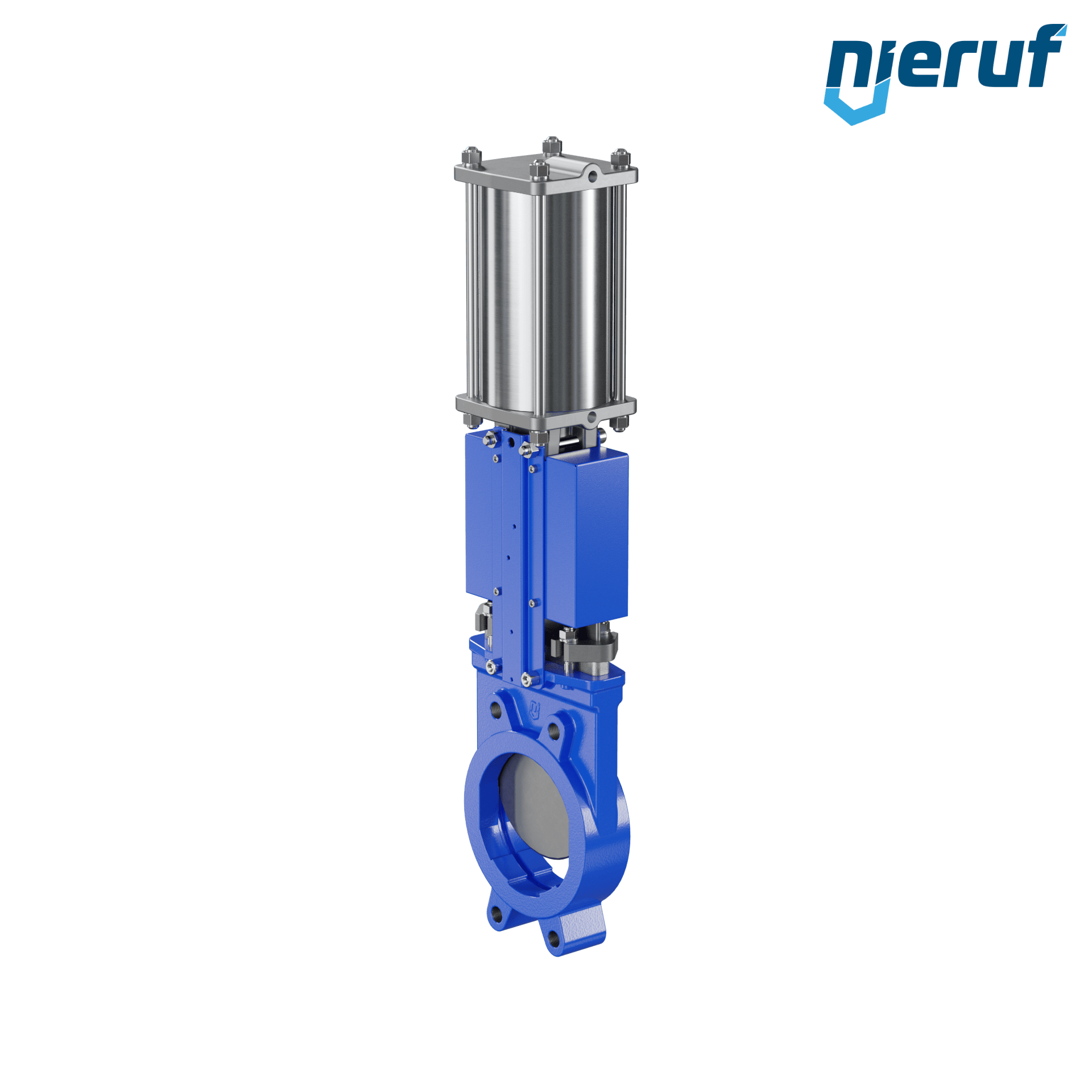 valvola a ghigliottina DN 150 SR02 EPDM attuatore pneumatico a doppio effetto