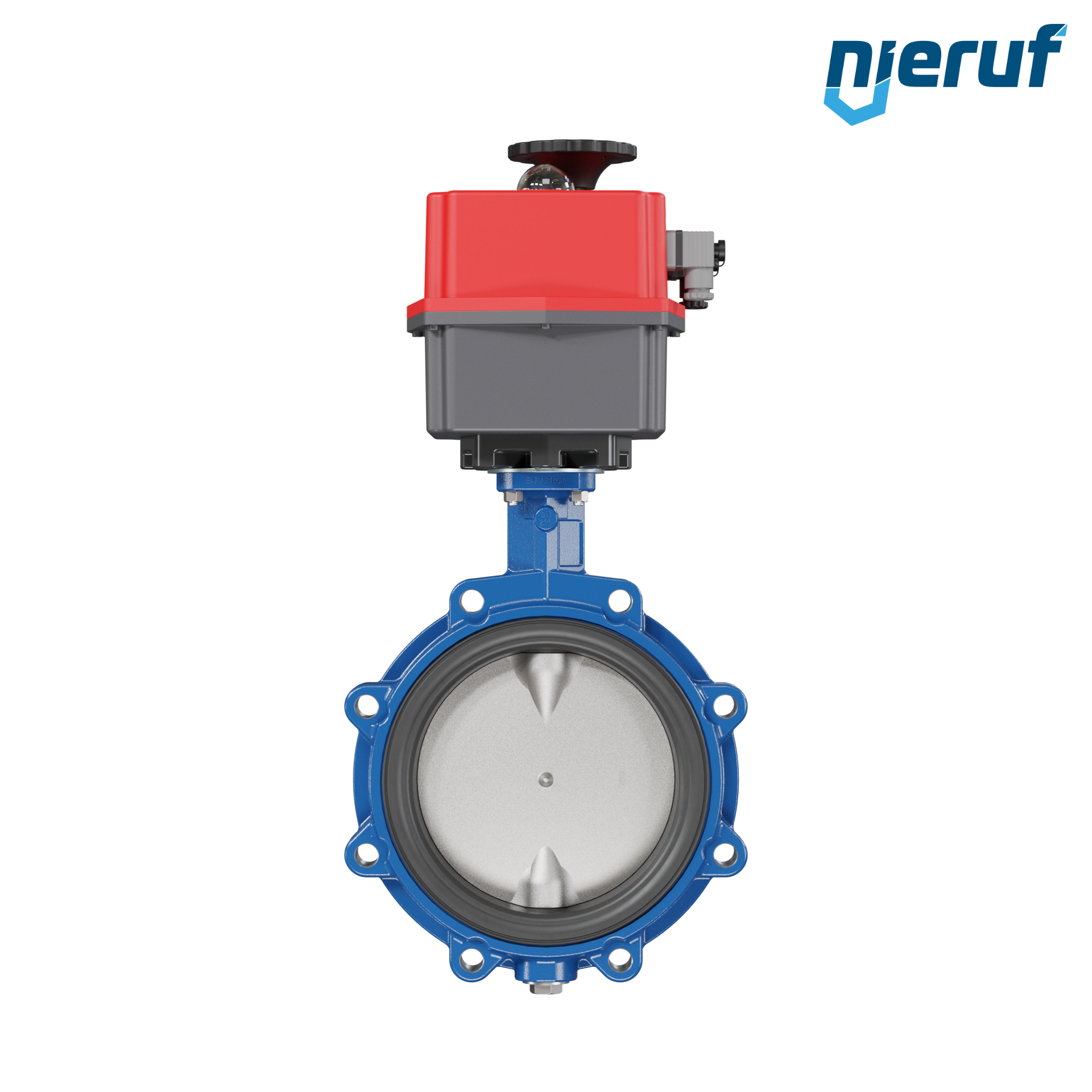 valvola a farfalla DN 200 con orecchie filettate / lug attuatore elettronico 24-240V DVGW-gas