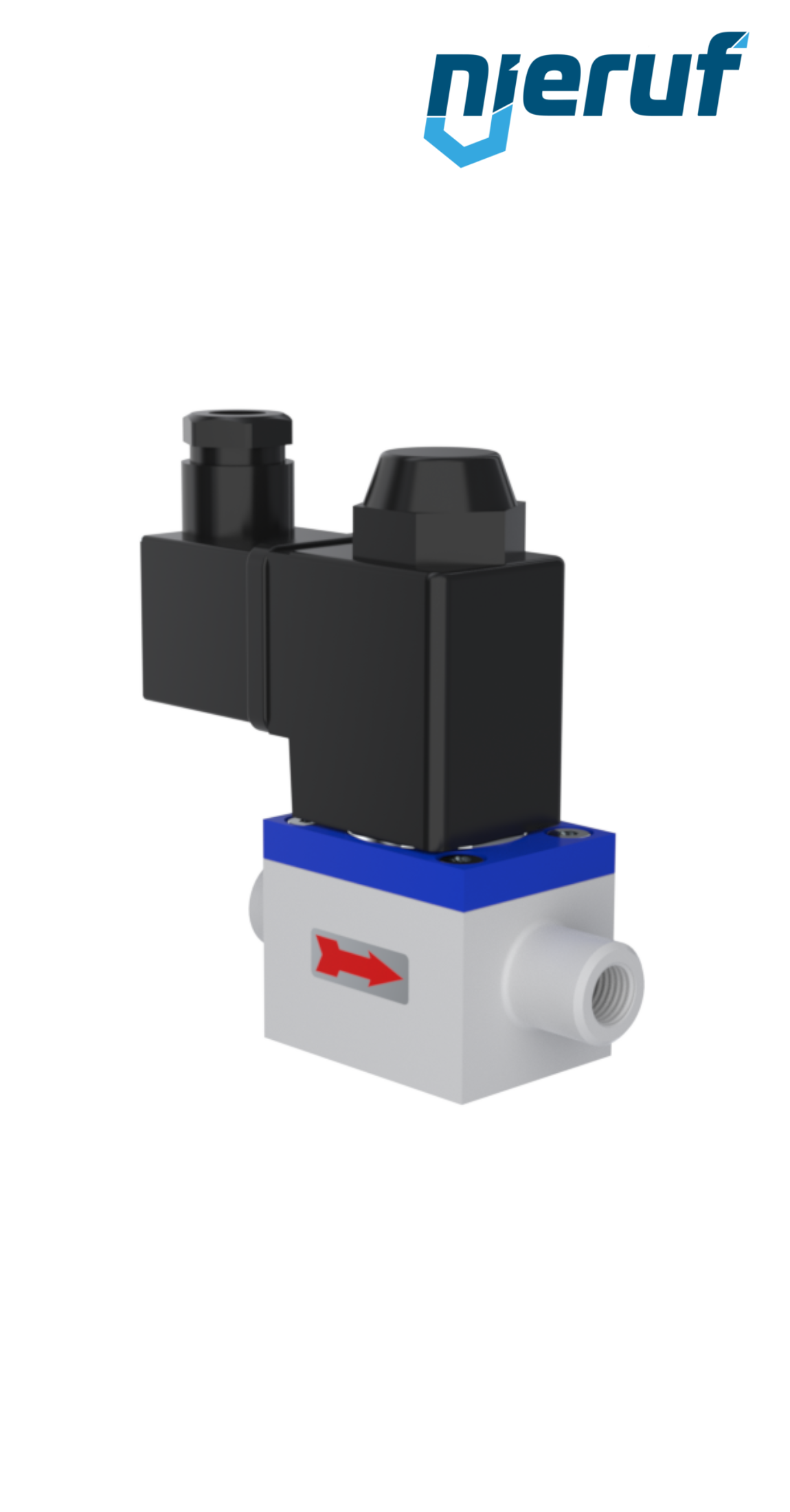 valvola elettromagnetica / solenoide in PTFE DN6,0 KV02 EPDM 230V 50Hz