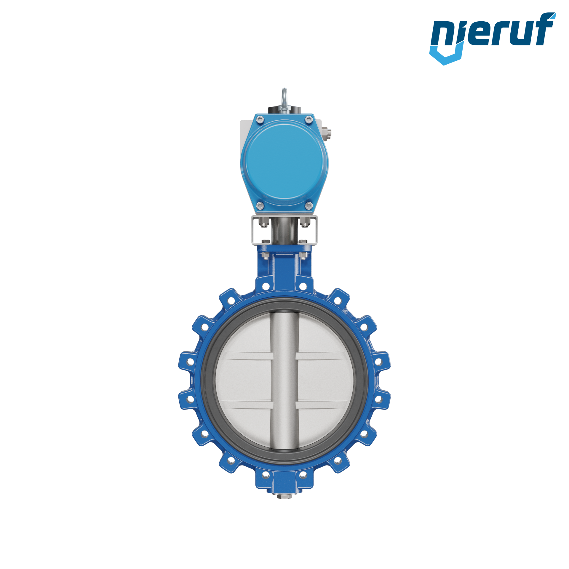 valvola a farfalla DN 350 AK02 FPM attuatore pneumatico a doppio effetto