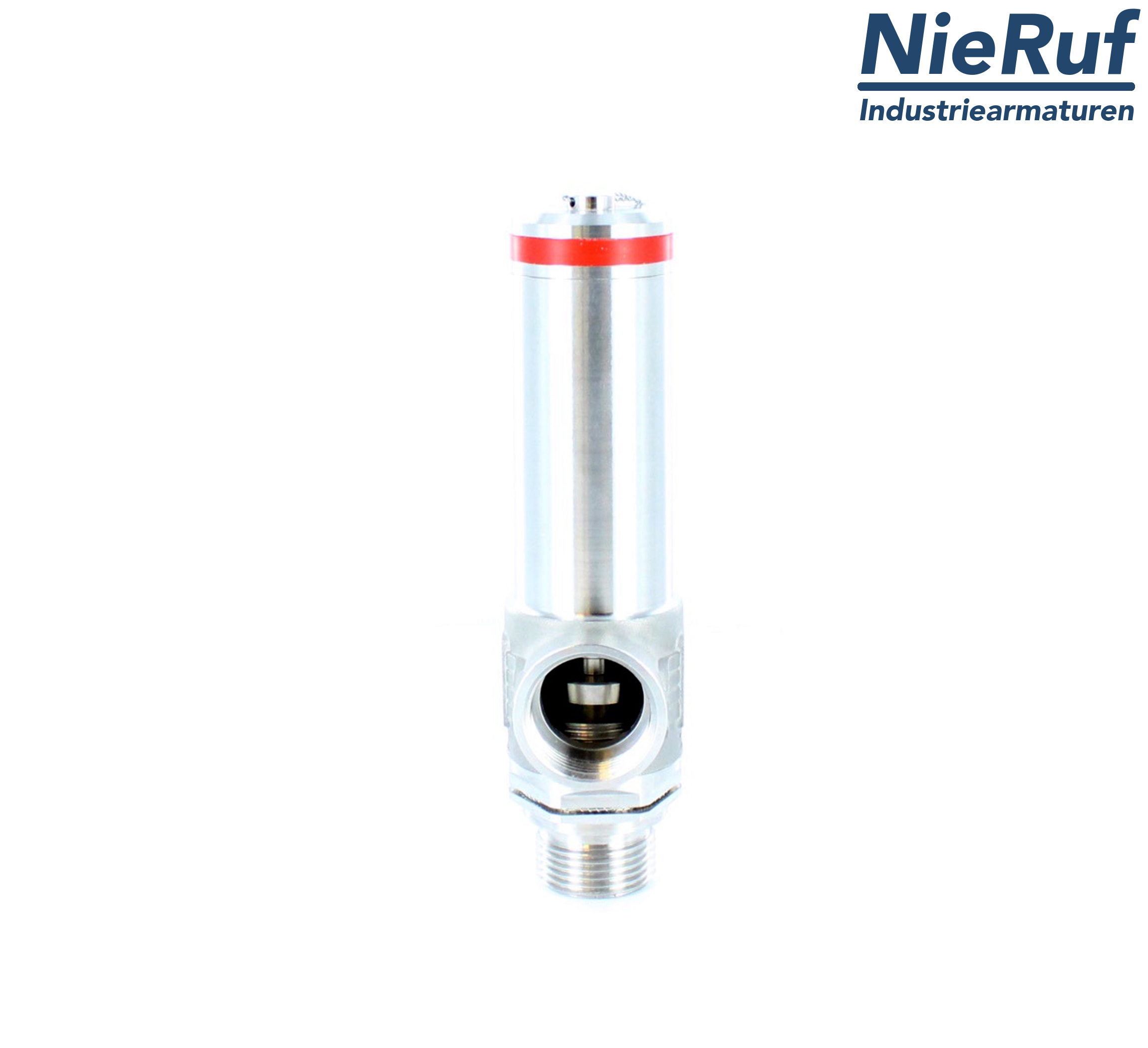 valvola di sicurezza criogenica DN10 3/8" M x 1/2" F SV14, acciaio inox PTFE