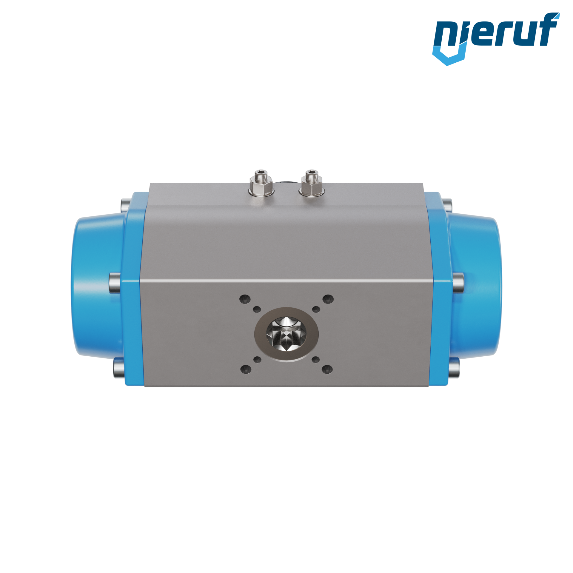 attuatore pneumatico AN02 a effetto semplice, apertura a molla GS-092 90° con 8 molle