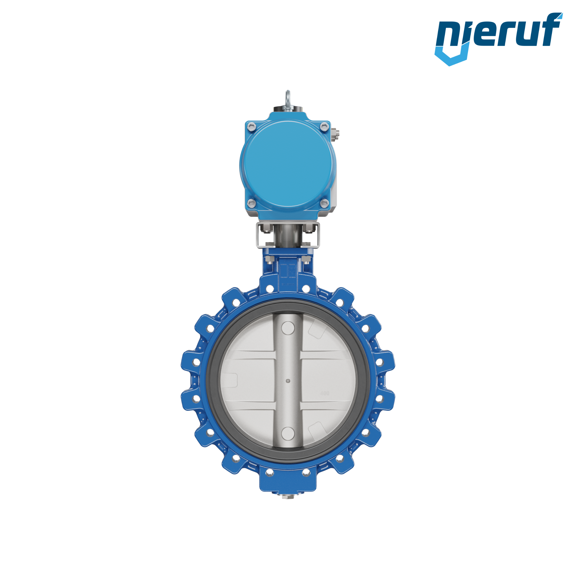 valvola a farfalla DN 400 AK02 NBR-70-nero DVGW gas attuatore pneumatico a doppio effetto