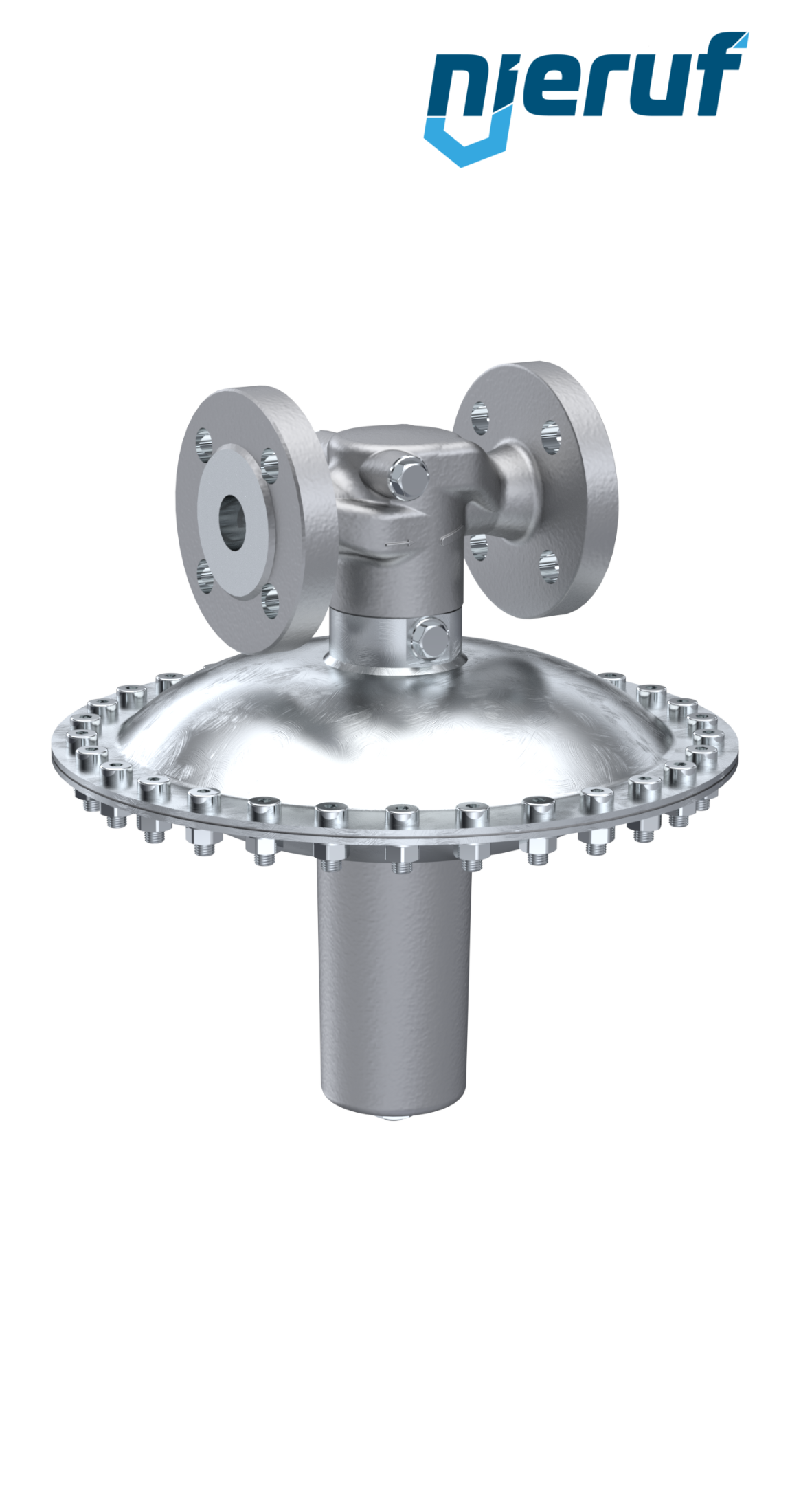 Regolatore in mbar DN25 DM23 flangia ANSI 150 acciaio inossidabile FKM 30 - 500 mbar