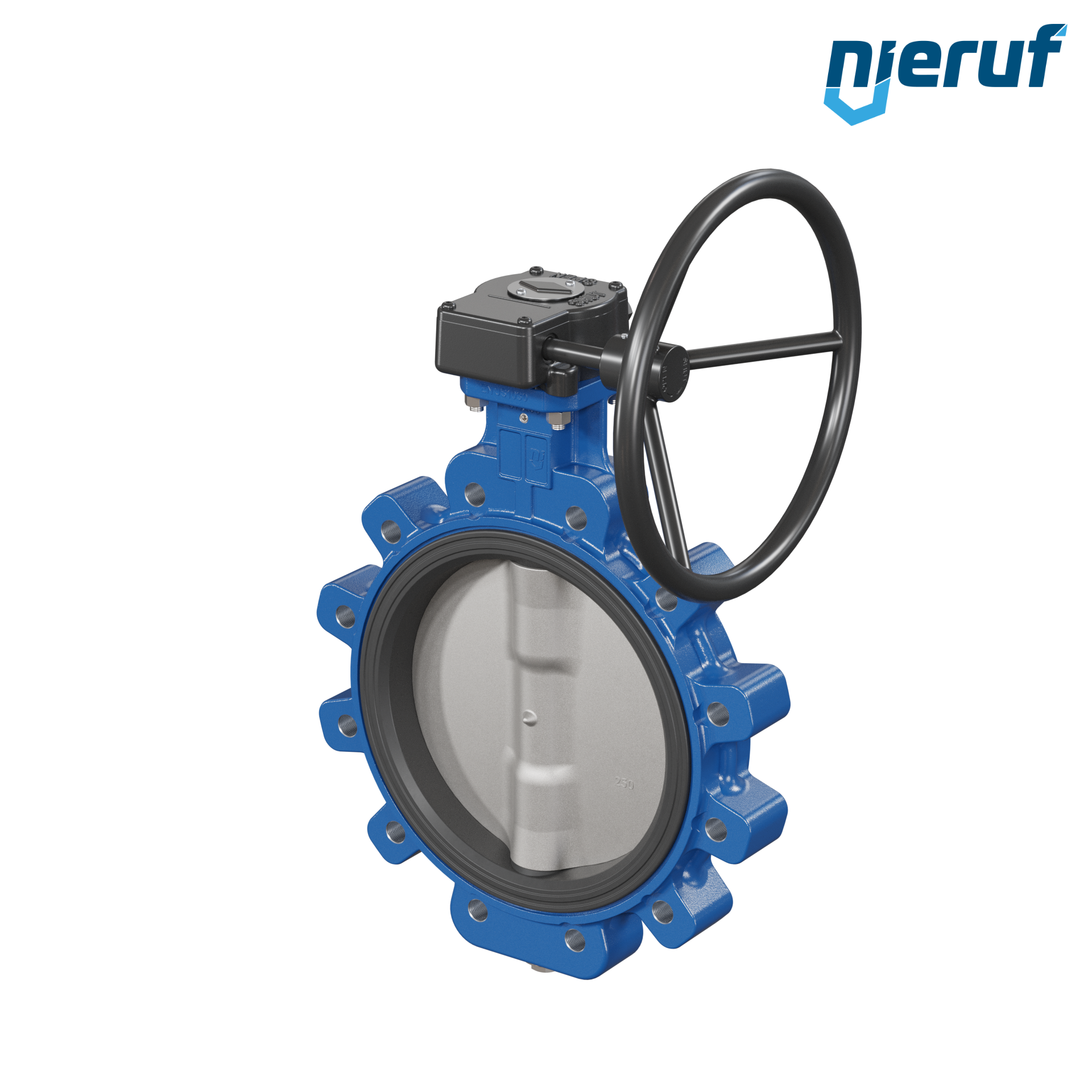 valvola a farfalla AK02 DN 250 PN10 FPM volantino