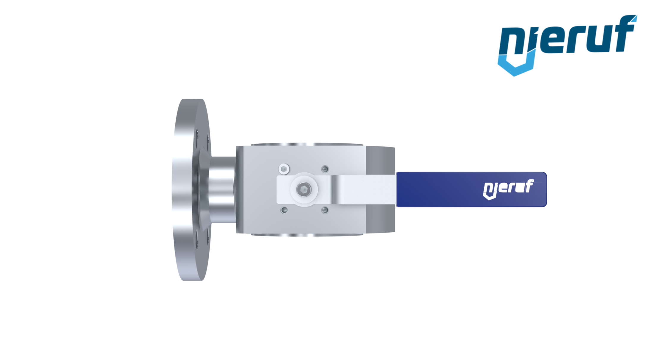 valvola a sfera a 3/2 vie DN20 FK07 C22 acciaio zincato 1.040 sfera in acciaio inossidabile 1.4404