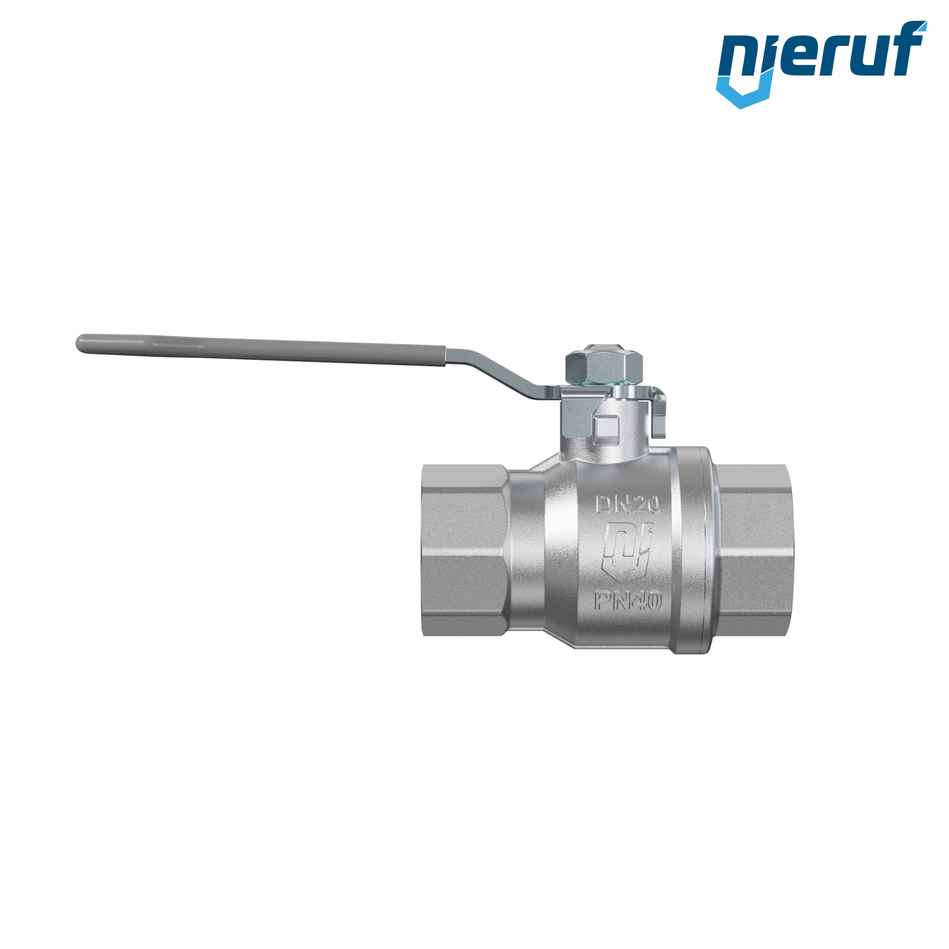 valvola a sfera in ottone DN20 - 3/4" pollici GK02 gas e acqua potabile DVGW
