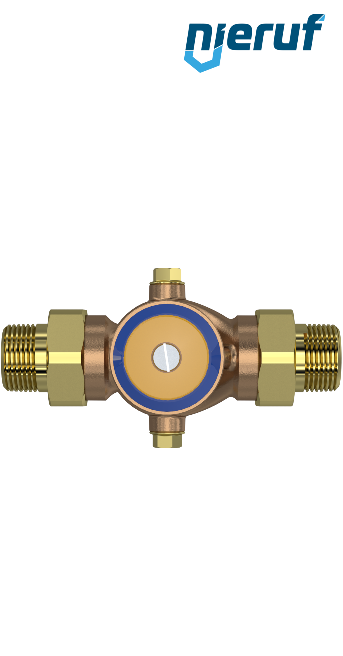 riduttore di pressione acqua potabile 1" pollici DM09 ottone rosso EPDM 1.5 - 6.0 bar