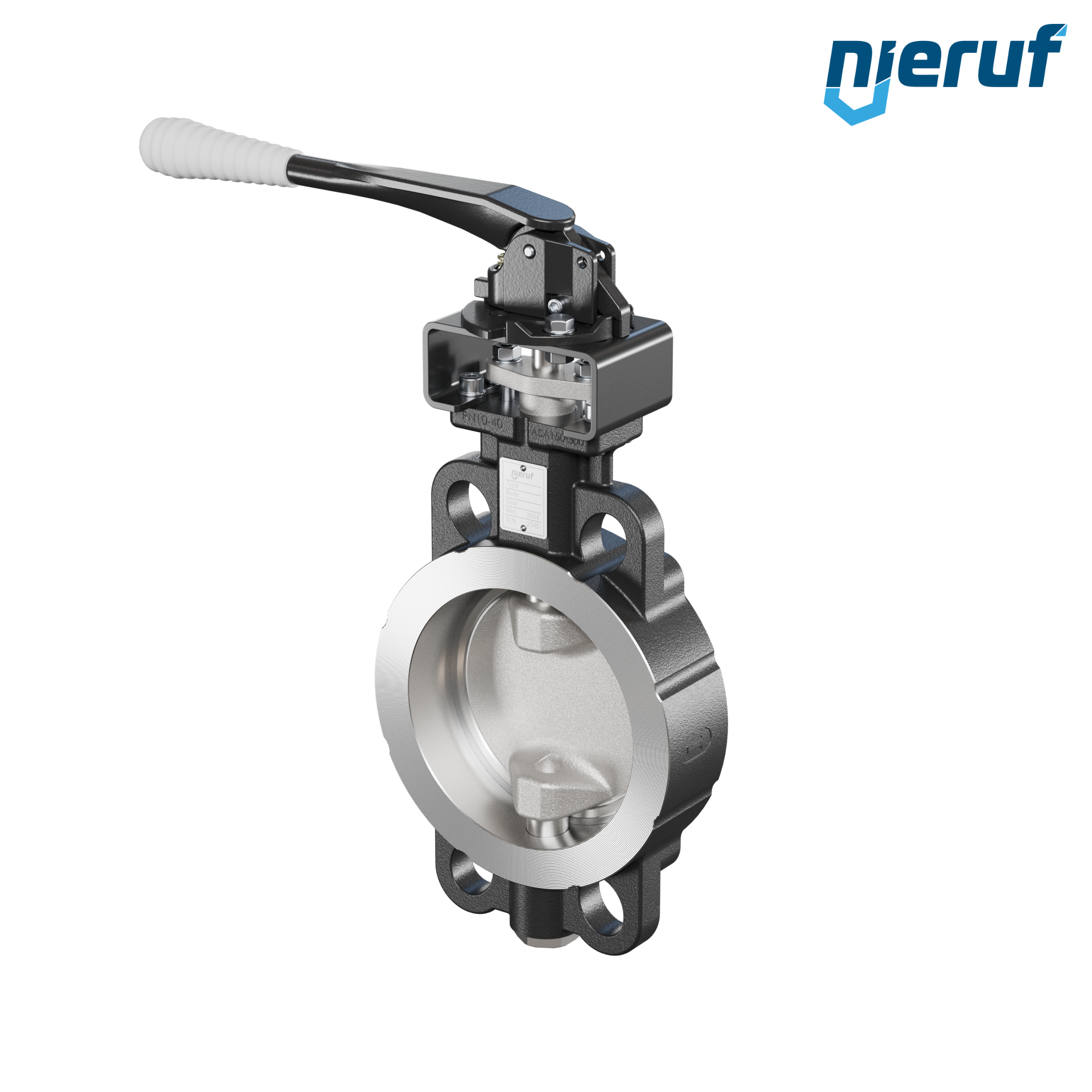valvola a farfalla doppio eccentrico AK11 DN 125 PN10-40 ANSI150-300 leva a mano