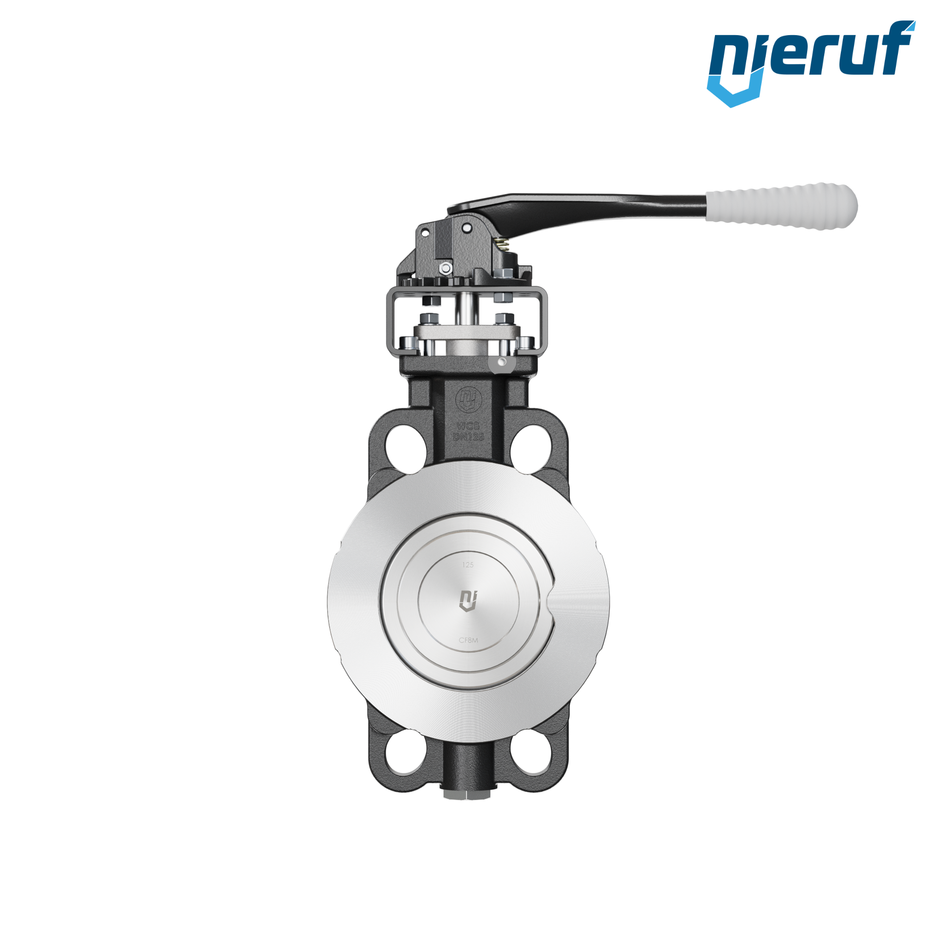 valvola a farfalla doppio eccentrico AK11 DN 125 PN10-40 ANSI150-300 leva a mano