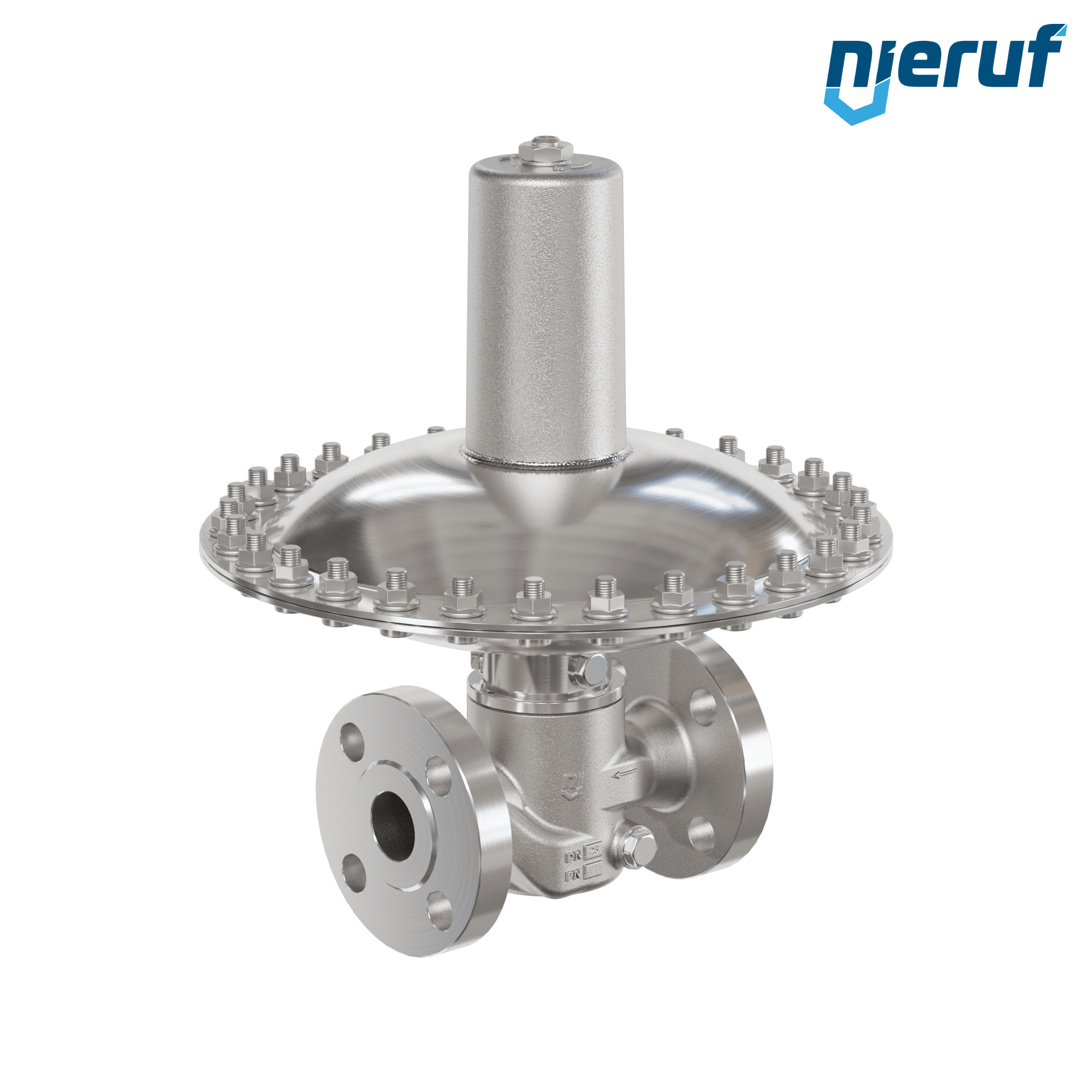 Regolatore in mbar DN25 DM23 flangia ANSI 150 acciaio inossidabile FKM 150 - 500 mbar