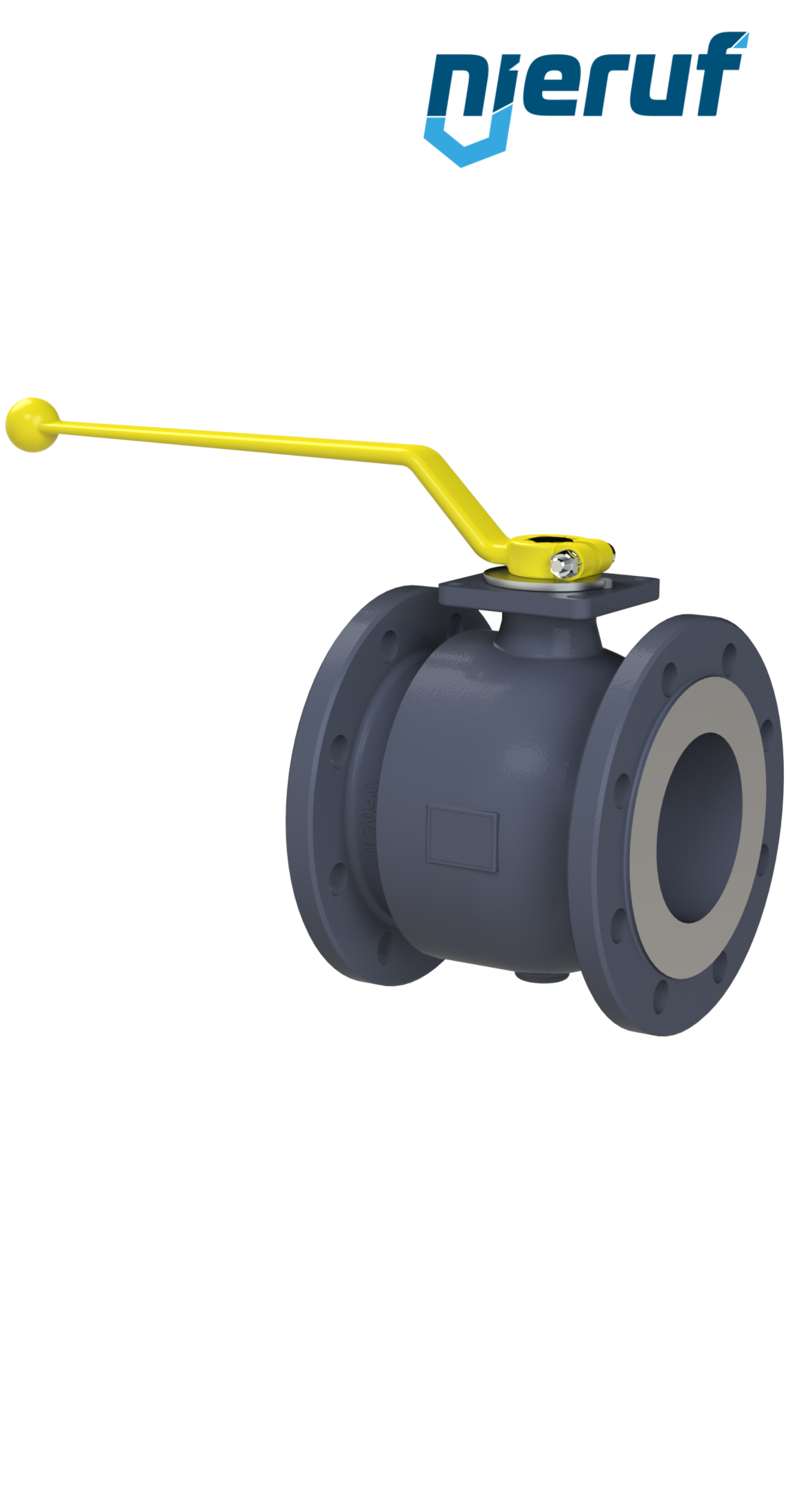 valvola a sfera flangiata DN100 FK01 ghisa sferoidale GJS 400-18 sfera in acciaio cromato DVGW Gas