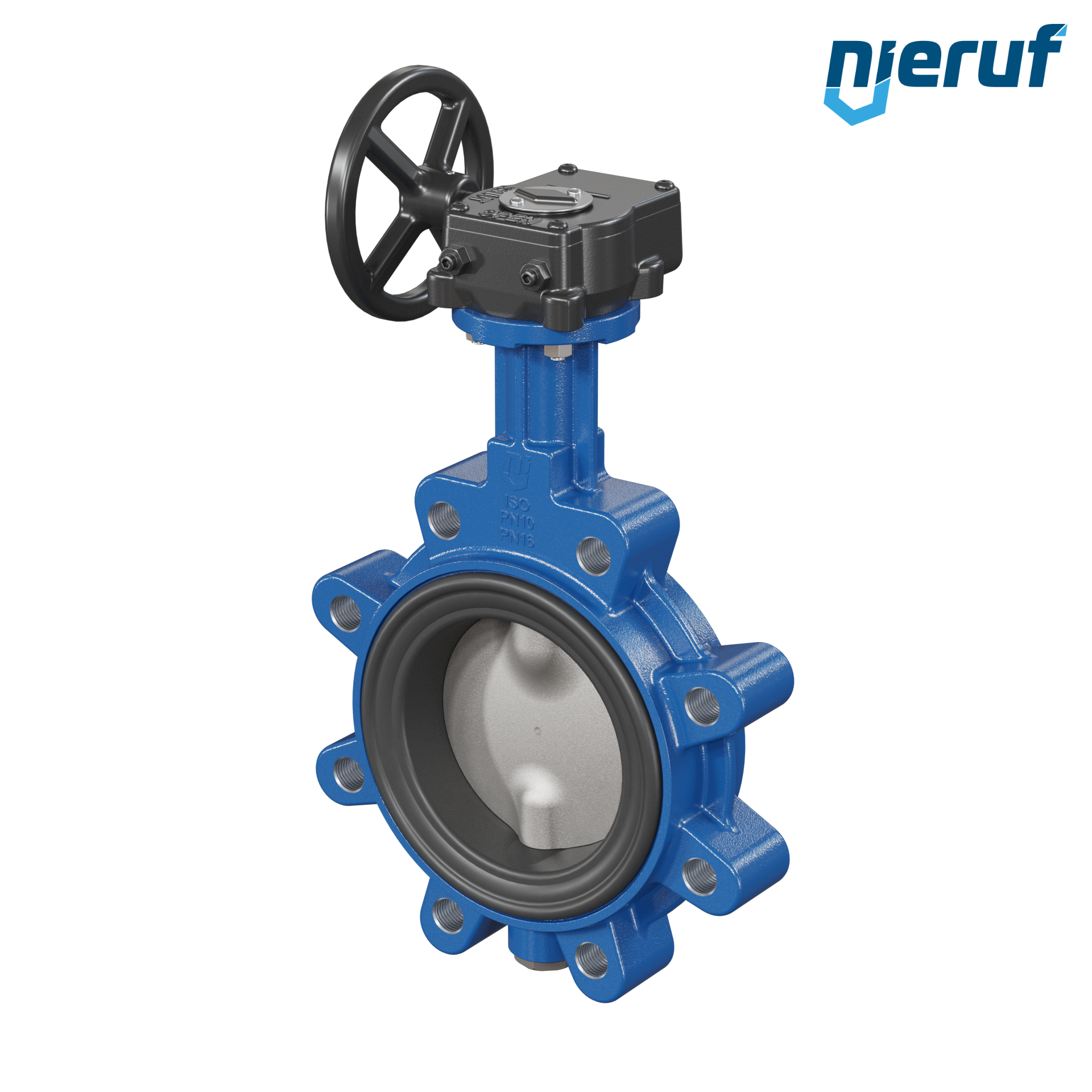 valvola a farfalla AK02 DN 100 PN10-PN16 DVGW-gas volantino